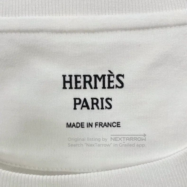 Hermes Hermes Short Sleeve, White Size XS / US 0-2 / IT 36-38 - 5 Thumbnail