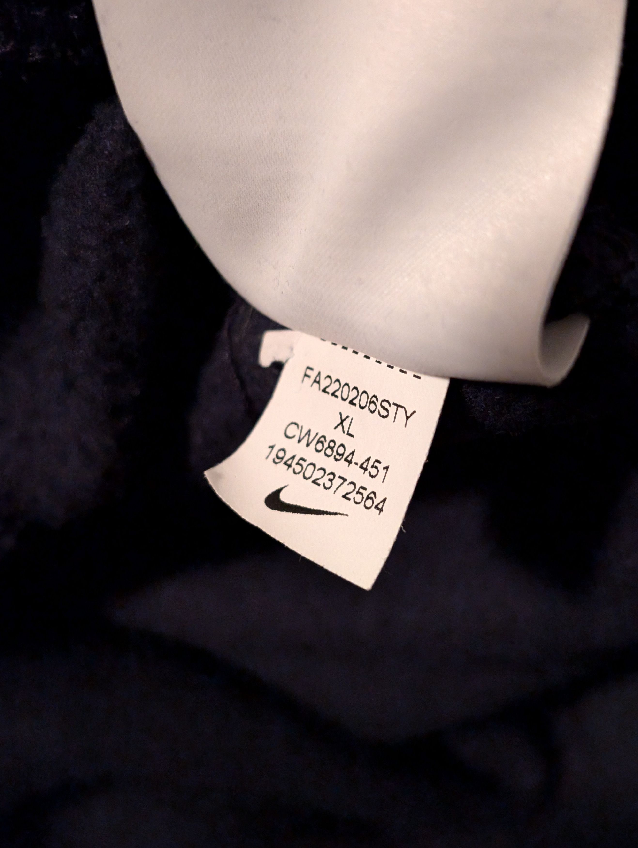 Nike Navy Nike Hoodie Basic Size US XL / EU 56 / 4 - 6 Thumbnail