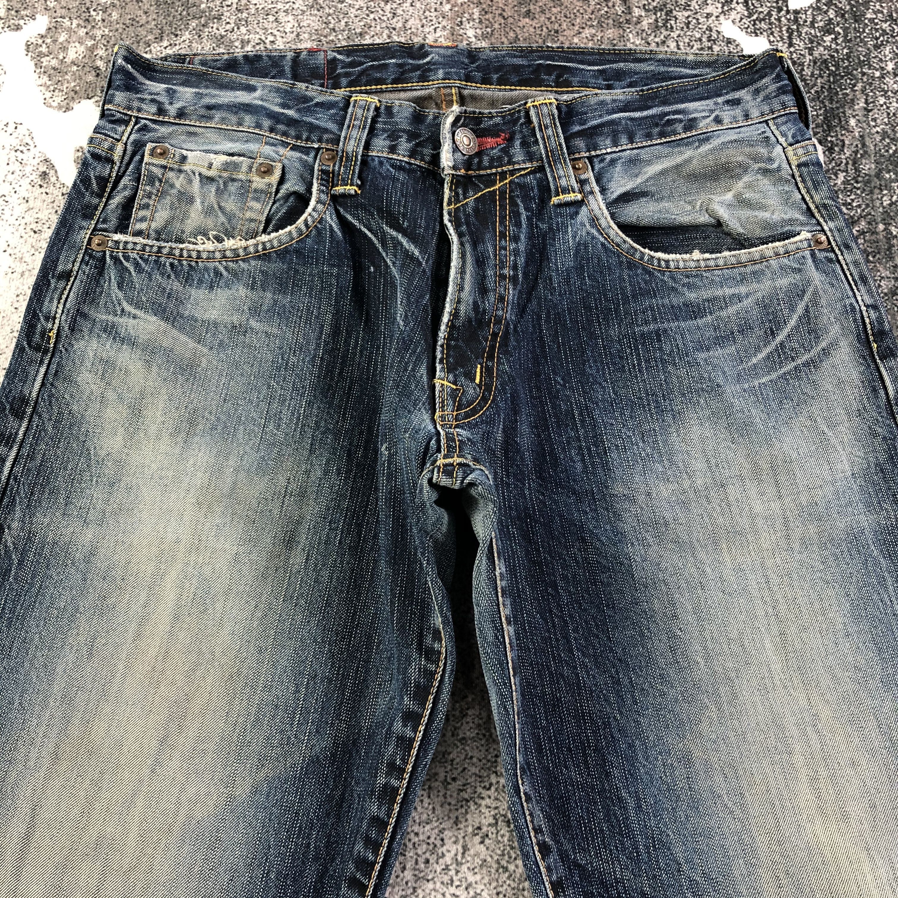 Edwin Vintage Edwin Jeans Faded Blue Denim KJ1884 Size US 30 / EU 46 - 3 Thumbnail