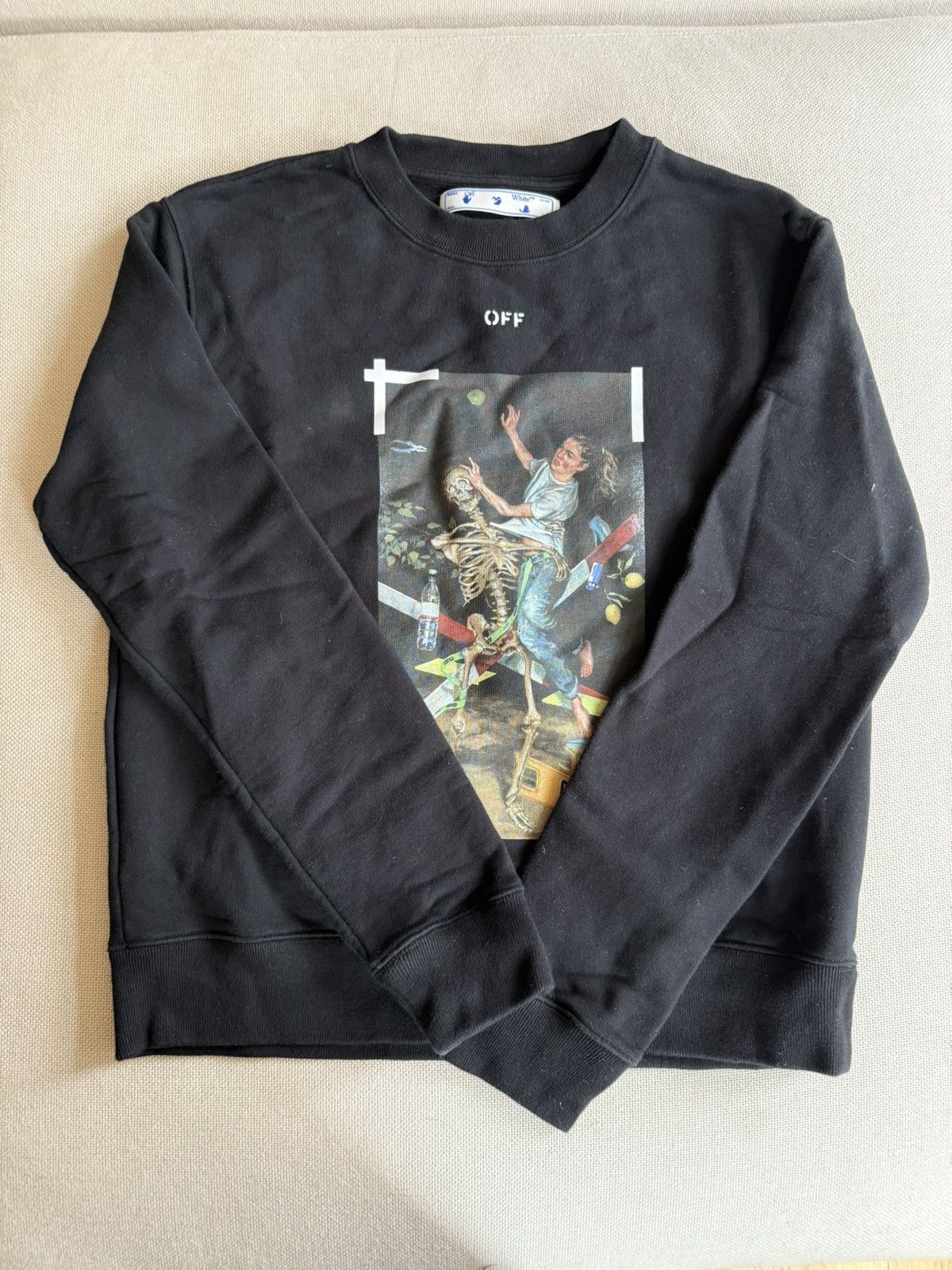 Off-White Off-White Pascal Print Slim Crewneck Size US M / EU 48-50 / 2 - 8 Thumbnail