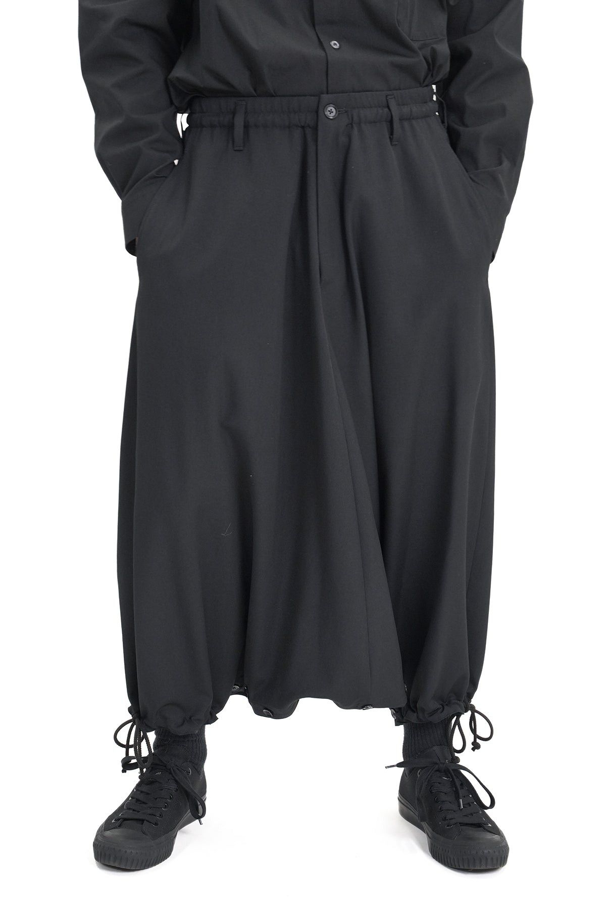 Yohji Yamamoto Yohji Yamamoto Pour Homme WGabardine Sarouel Skirt Wide Pant Size US 32 / EU 48 - 12 Thumbnail