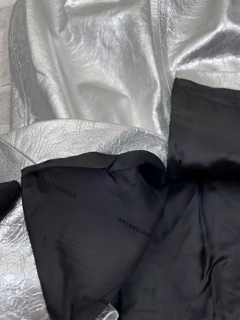 Balenciaga Balenciaga Silver Skirt Size 24" / US 00 / IT 34 - 3 Thumbnail