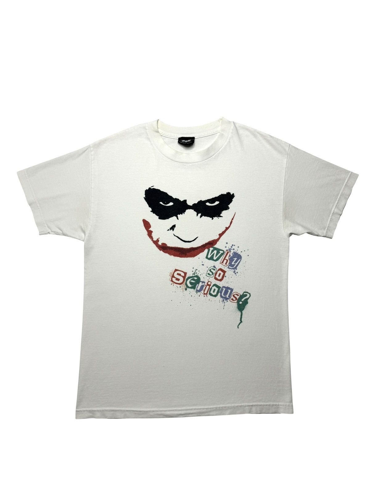 Vintage 2008 The Dark Knight Heath Ledger Joker Movie Tee Shirt Size US L / EU 52-54 / 3 - 1 Thumbnail