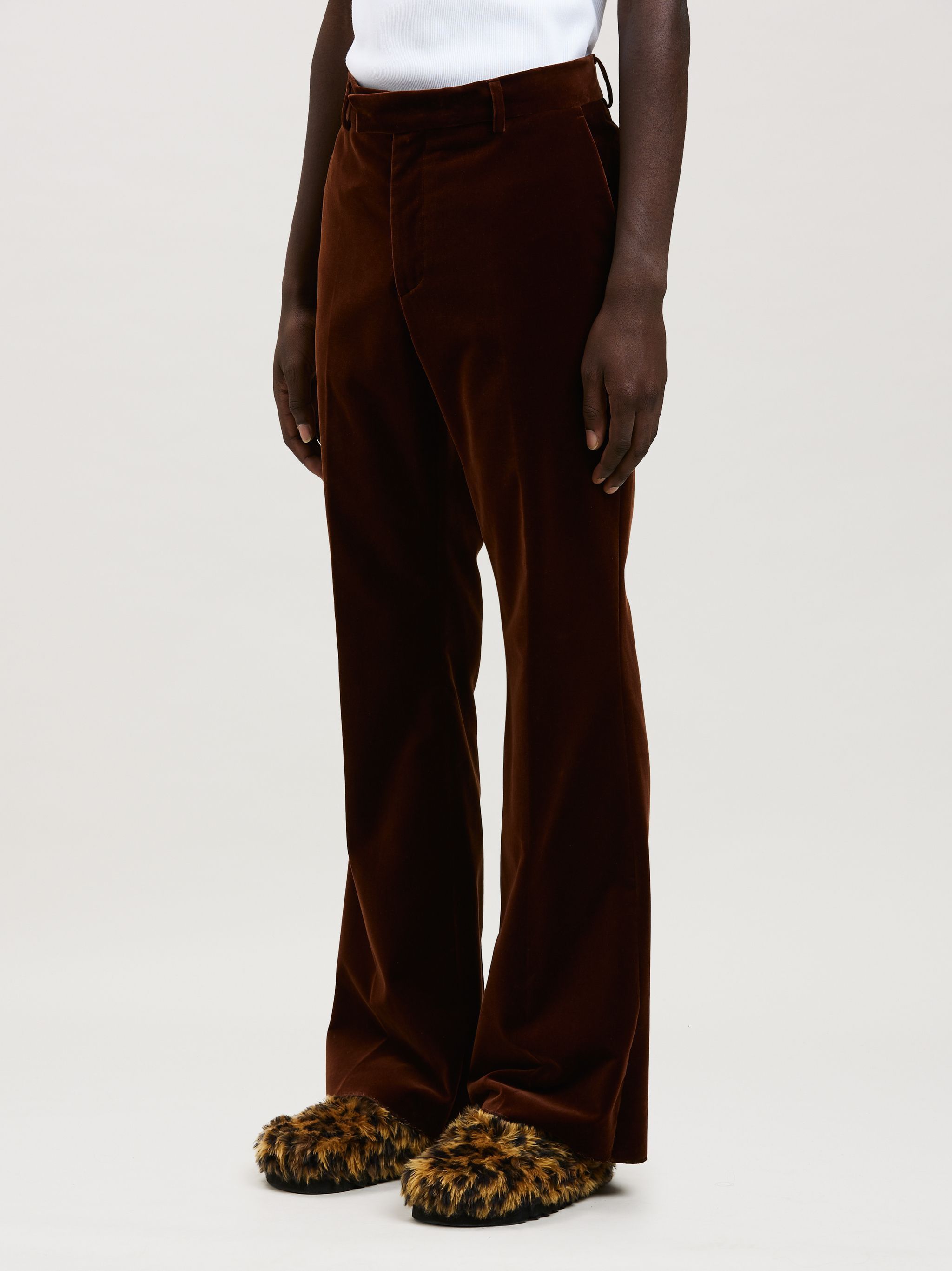 Palm Angels Velvet Tailored Pants Size US 34 / EU 50 - 9 Thumbnail