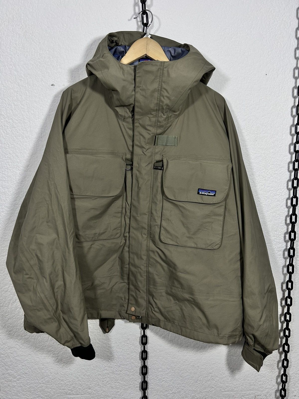 image of Outdoor Life x Patagonia Fishing Jacket Sp02 in Green, Men's (Size XL)