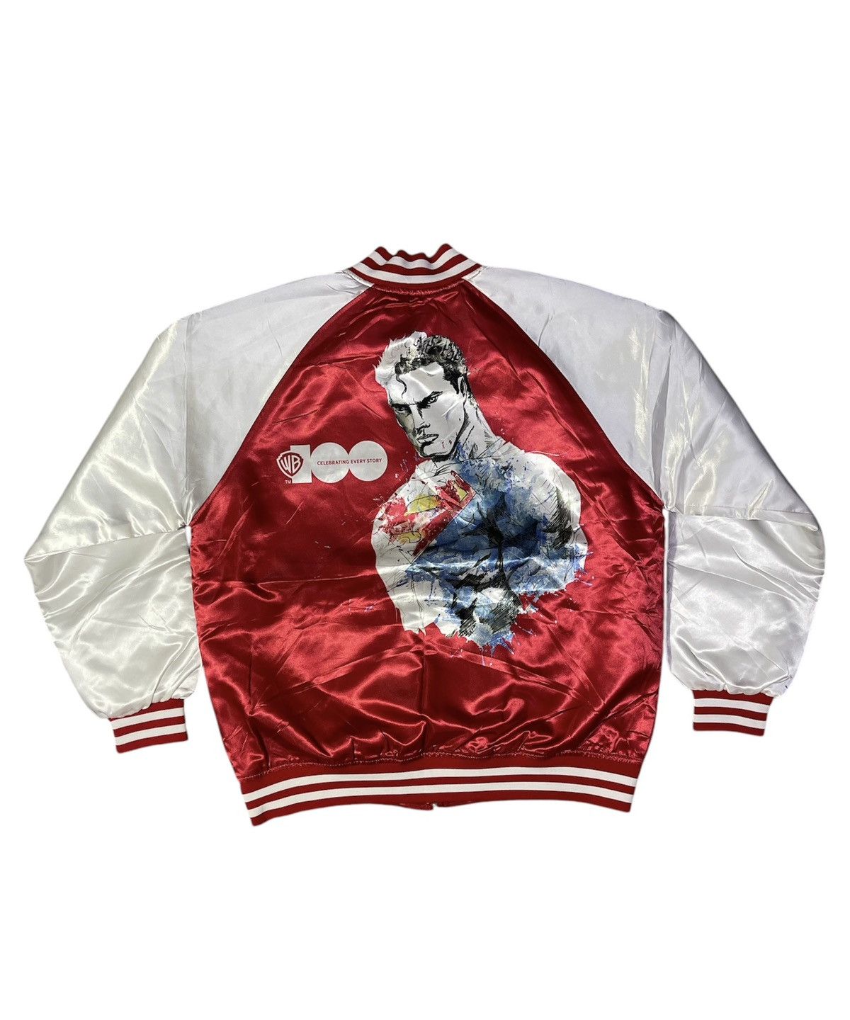 DC × Japanese Brand × Warner Bros Limited Model 100 Year Warner Bros Superman DC Jacket Size US L / EU 52-54 / 3 - 1 Thumbnail