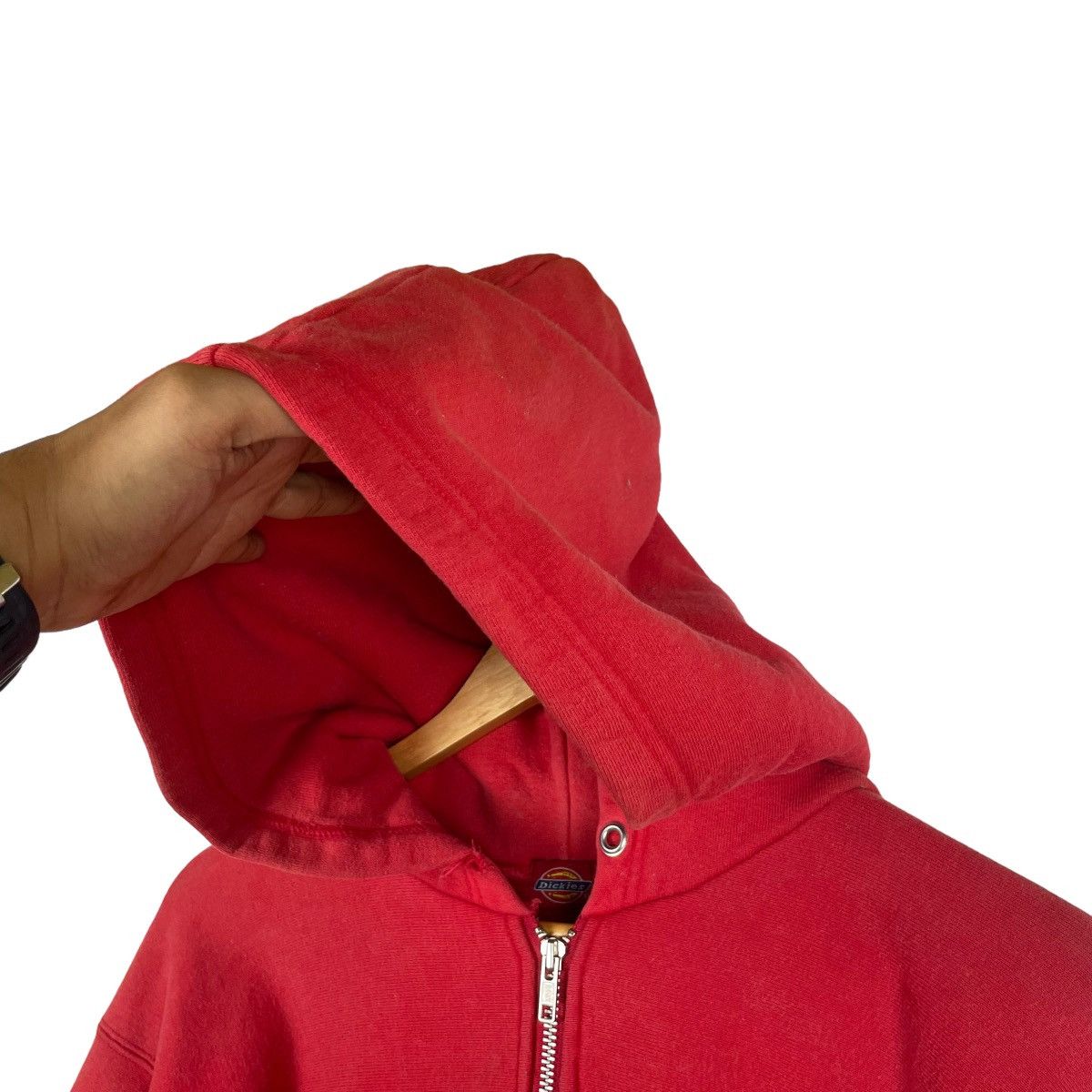 Dickies Vintage Red Zipper Hoodie Dickies Size US L / EU 52-54 / 3 - 11 Thumbnail