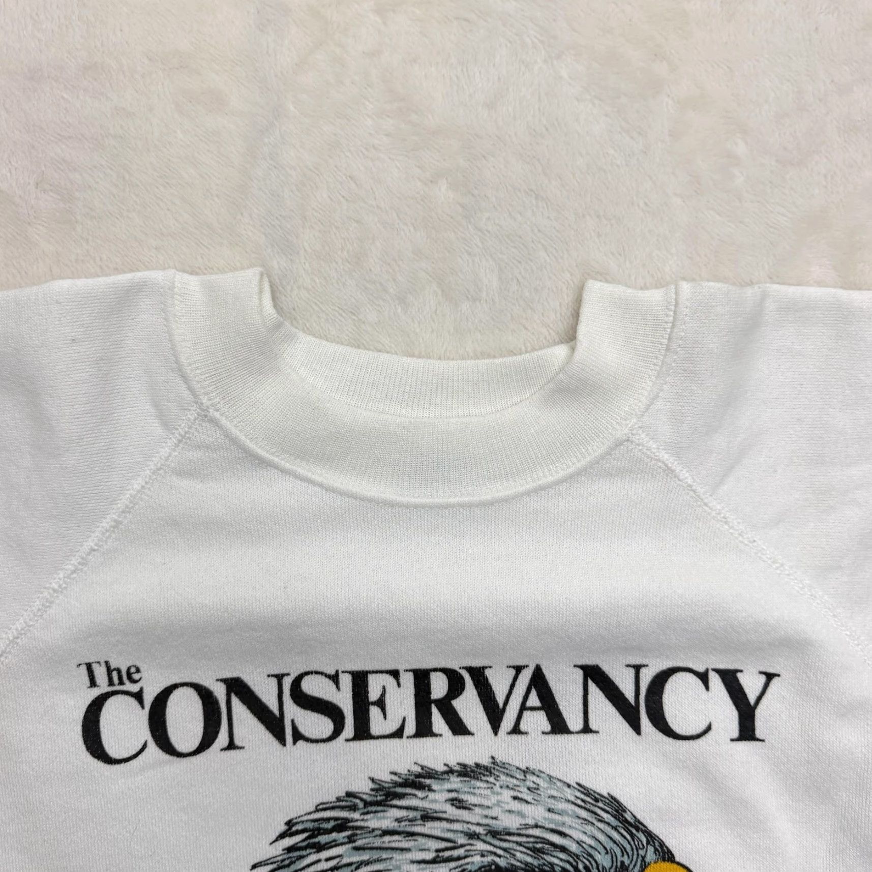 Hanes VINTAGE Hanes Conservancy Bald Eagle Sweatshirt Mens XL White Graphic 1991 USA Size US XL / EU 56 / 4 - 3 Thumbnail