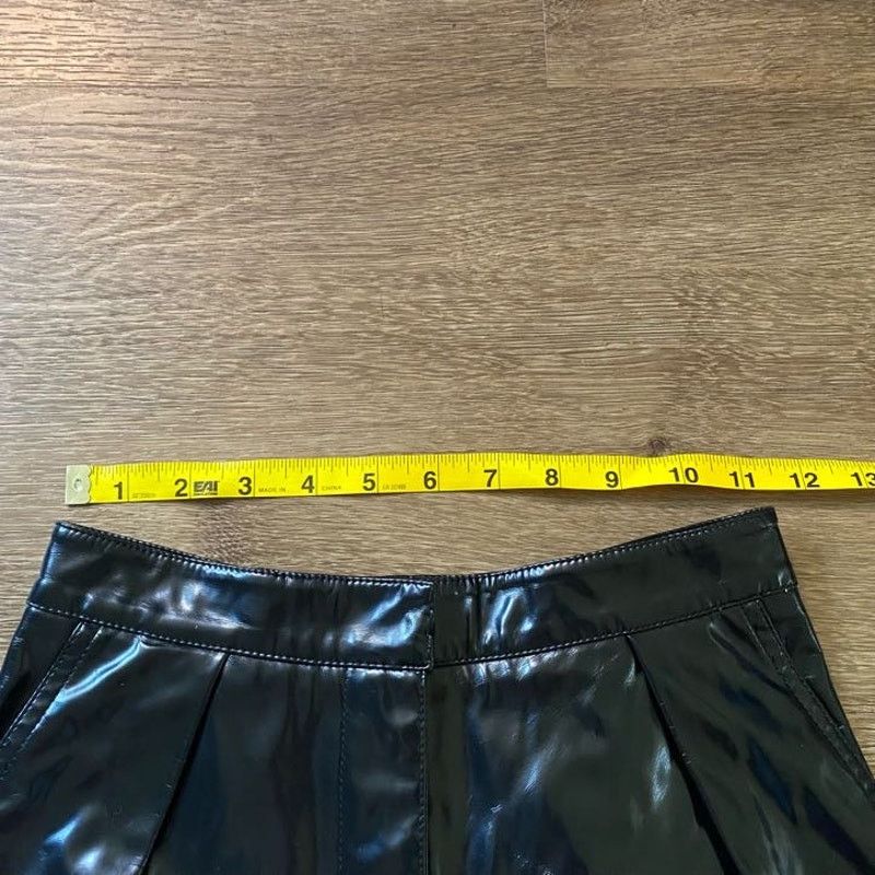 Kenzo Streetwear Black Pleather Kenzo Pants Size 23" - 3 Thumbnail