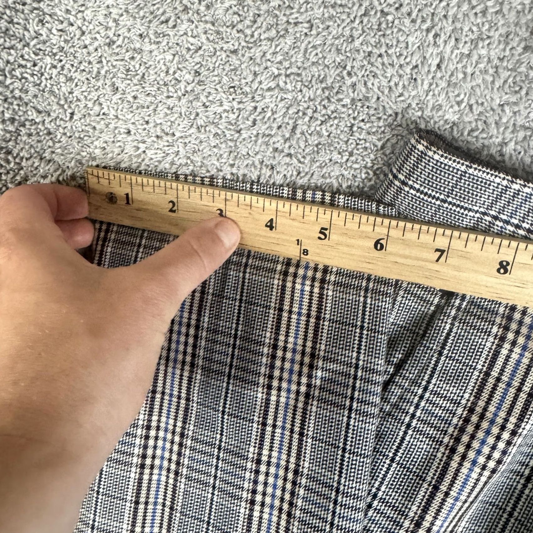 Scotch & Soda Scotch & Soda Mens Pants Chino Slim Plaid Gray 30x32 Mott Tweed Stretch S-L Footnote Size US 30 / EU 46 - 7 Thumbnail