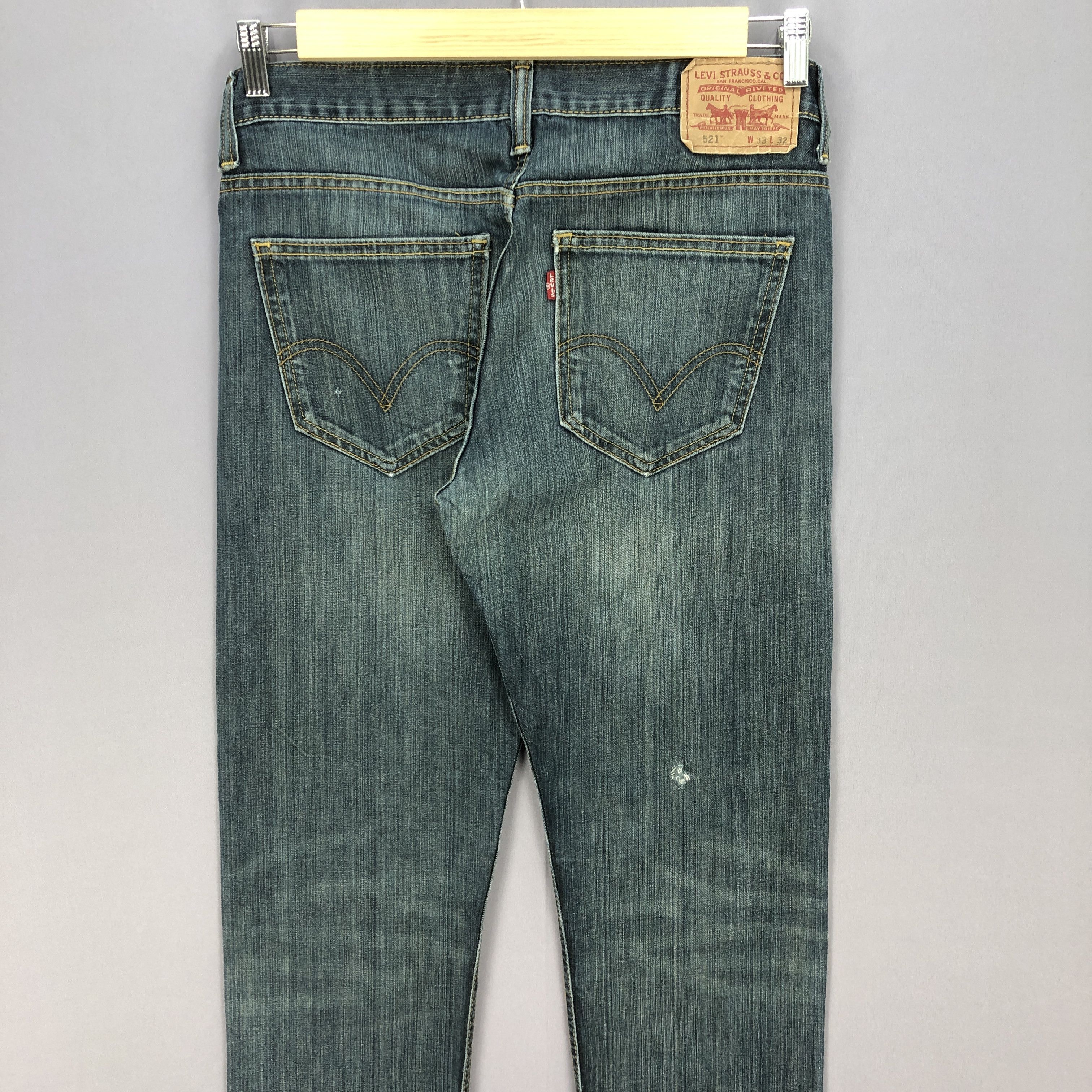 Levi's Vintage Y2K Levis Dark Blue Jeans Levi's Denim Pants Size US 34 / EU 50 - 4 Thumbnail