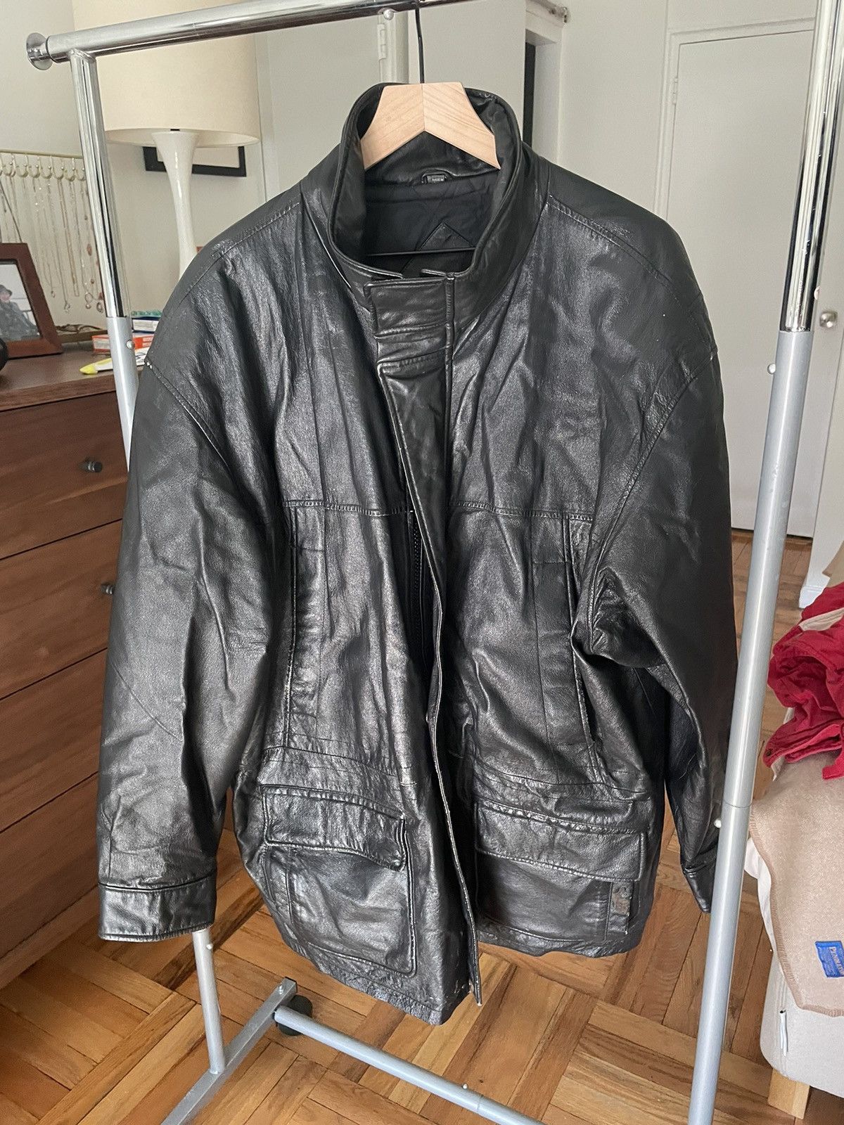 David Taylor David taylor overcoat syle leather jacket Size US XL / EU 56 / 4 - 1 Thumbnail