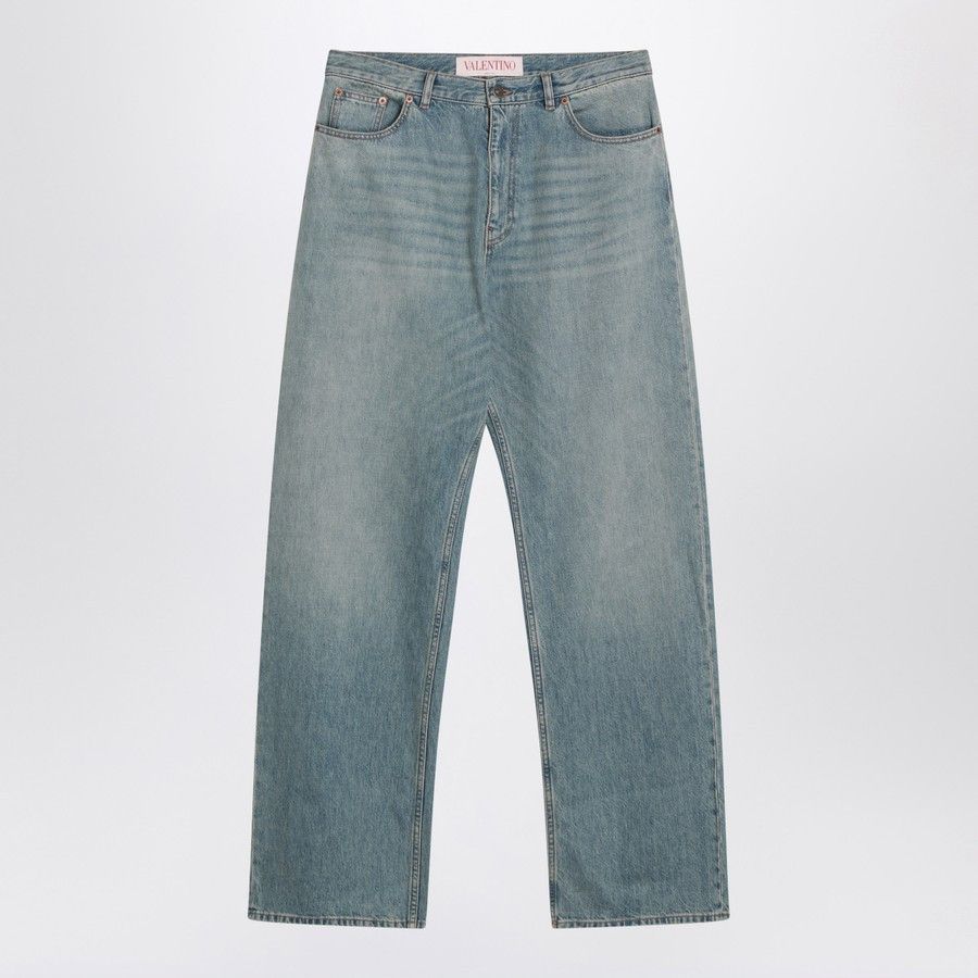 Valentino o1d2blof1025 Jeans in Light Blue Size US 33 - 1 Thumbnail