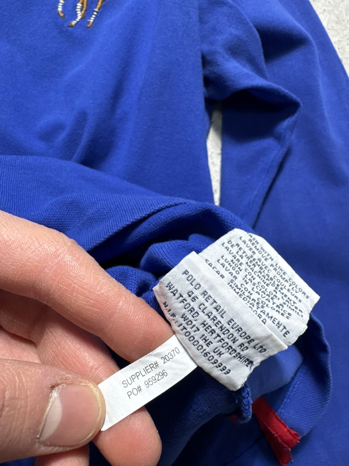 Polo Ralph Lauren Polo Ralph Lauren Big Pony Long Sleeve Blue Size XL Vintage Size US XL / EU 56 / 4 - 8 Thumbnail