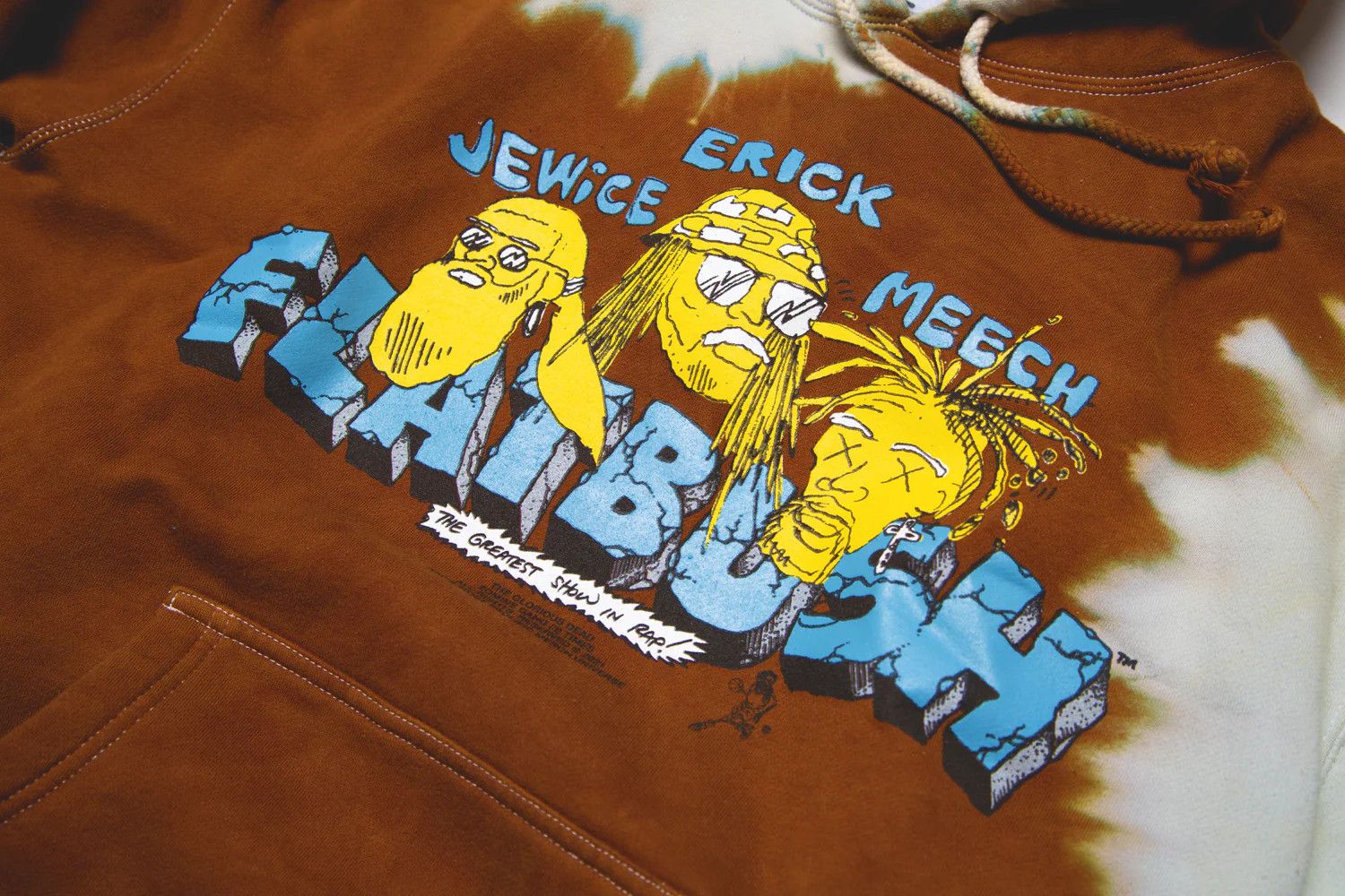 Flatbush Zombies Stoned Trifecta Pullover Hood Size US M / EU 48-50 / 2 - 3 Thumbnail