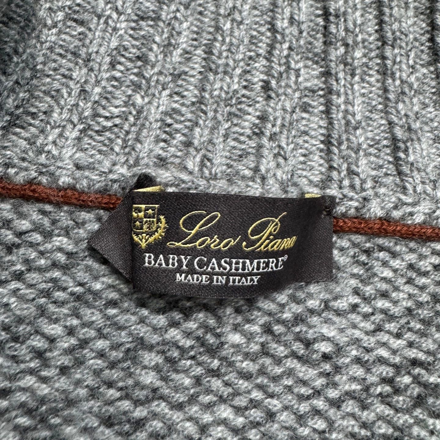 Loro Piana Loro Piana BABYCASHEMR Gray Cashmere Sweater Jkt 60 Size US XXL / EU 58 / 5 - 2 Thumbnail
