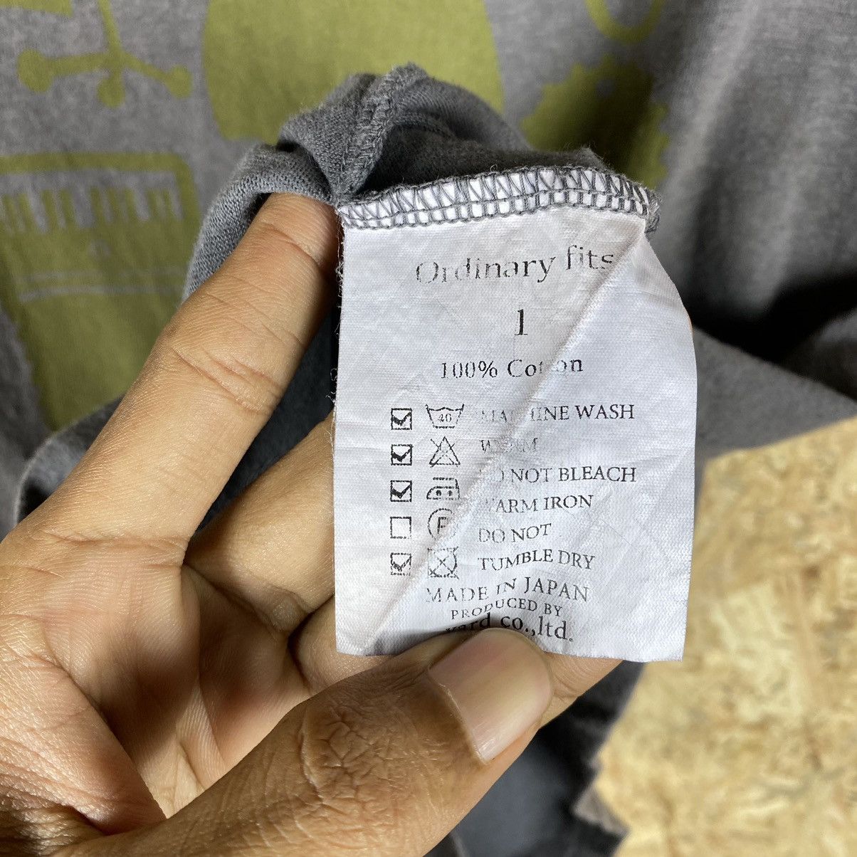 Japanese Brand × Ordinary Fits MADE IN JAPAN ORDINARY FITS T SHIRT Size US S / EU 44-46 / 1 - 4 Thumbnail