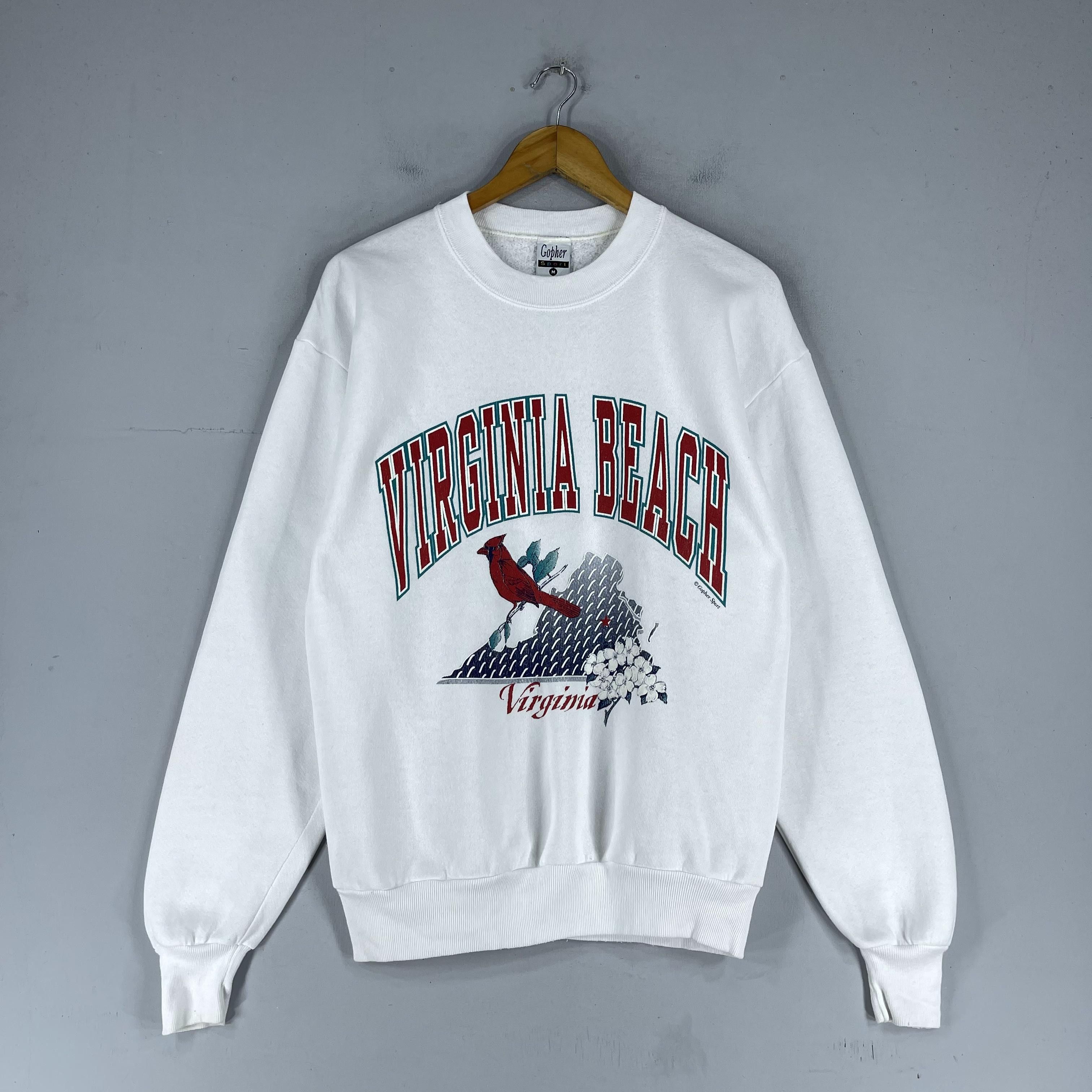 Habitat × Vintage Vintage VIRGINIA BEACH Red Cardinal Sweatshirt Size US M / EU 48-50 / 2 - 3 Thumbnail
