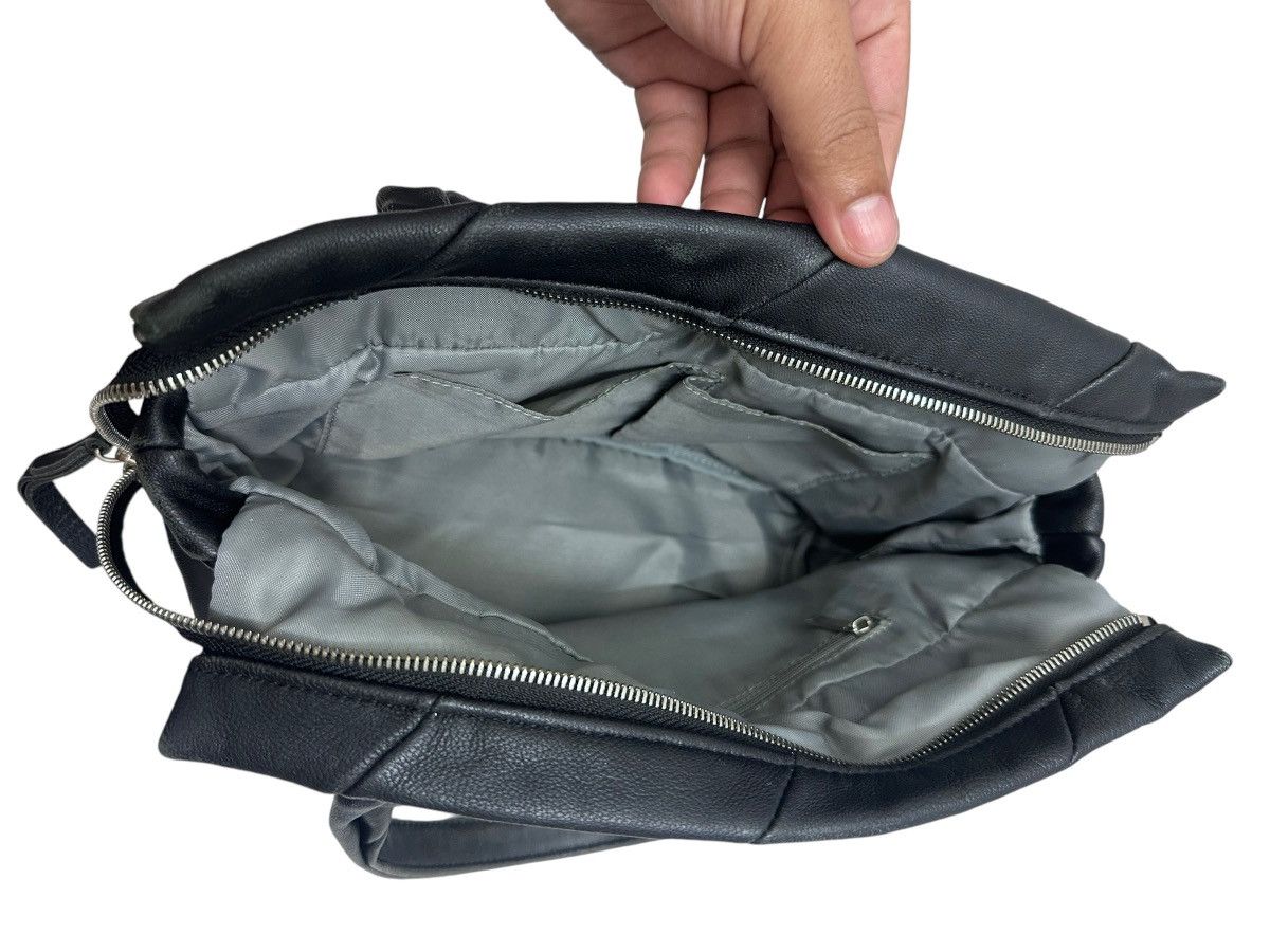 Yohji Yamamoto Vintage Yohji Yamamoto Leather Handbag Size ONE SIZE - 9 Thumbnail