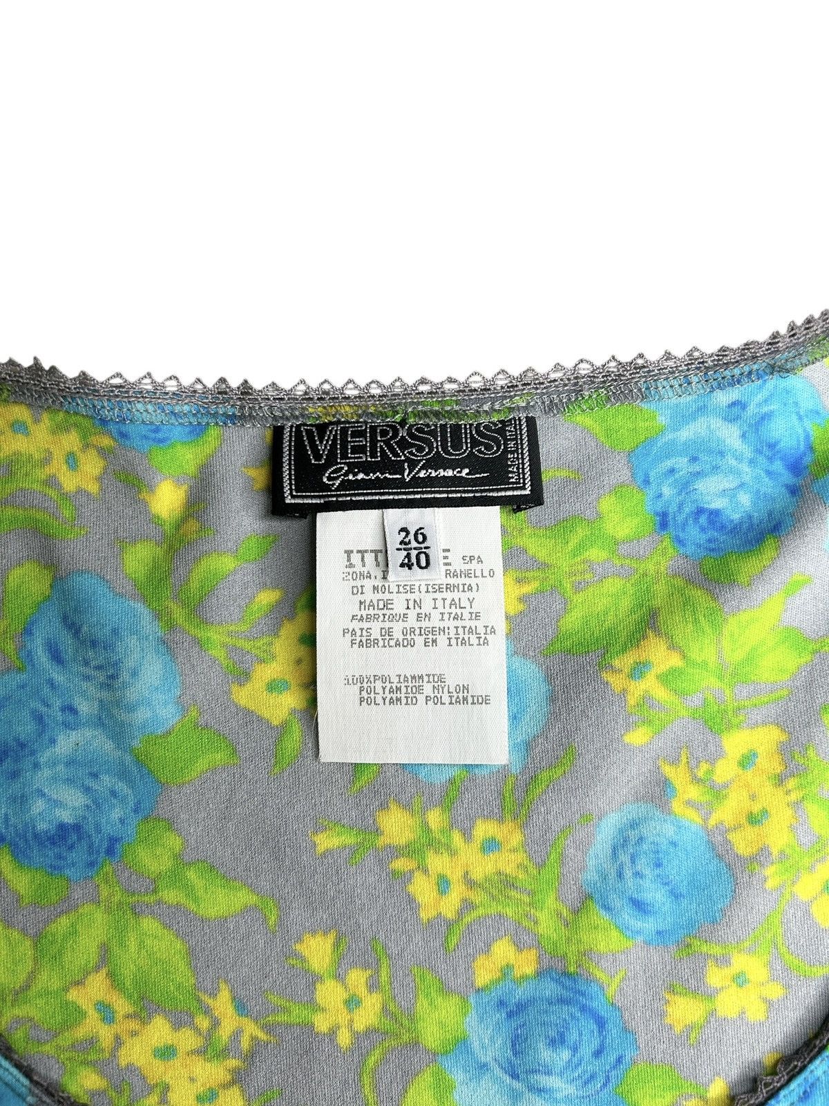 Versus Versace 90s Floral Dress Size S / US 4 / IT 40 - 3 Thumbnail