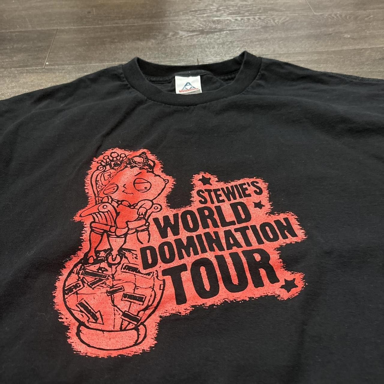 Designer vintage family guy stewies world domination tour t shirt L Size US L / EU 52-54 / 3 - 2 Thumbnail