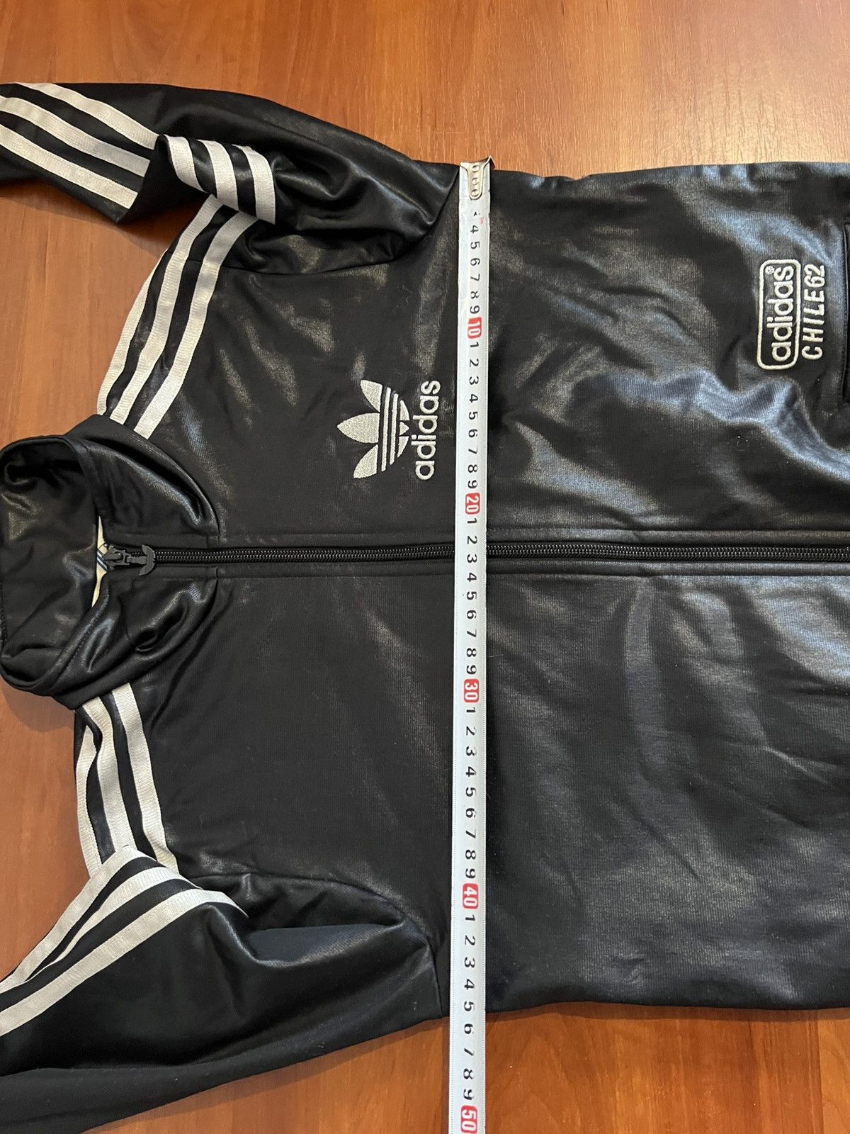 Adidas 2009 RARE ADIDAS CHILE 62 FIREBIRD TREFOIL ZIP WAXED JACKET Size XS / US 0-2 / IT 36-38 - 22 Thumbnail