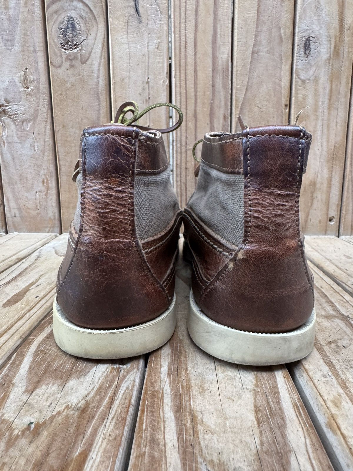 Red Wing Red Wing 9190 waxed Canvas leather chukka boots US 9 E UK 8 Size US 9 / EU 42 - 10 Thumbnail
