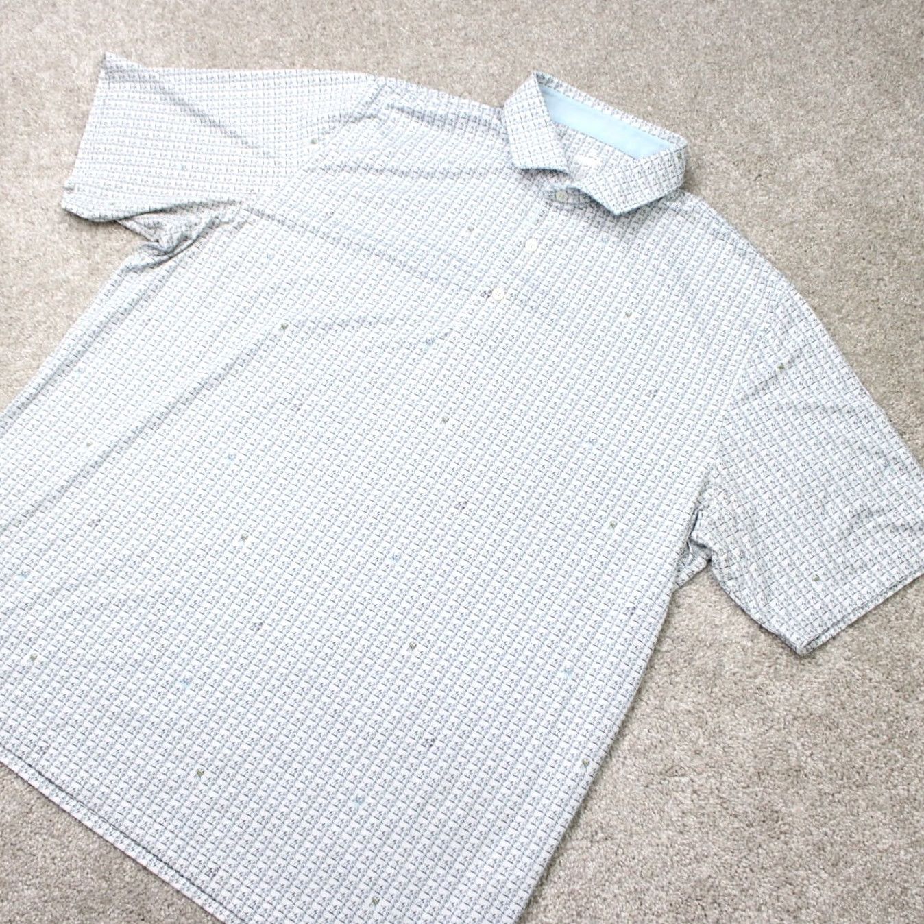 Puma PUMA Golf Polo Shirt Mens XL White Short Sleeve Size US XL / EU 56 / 4 - 3 Thumbnail