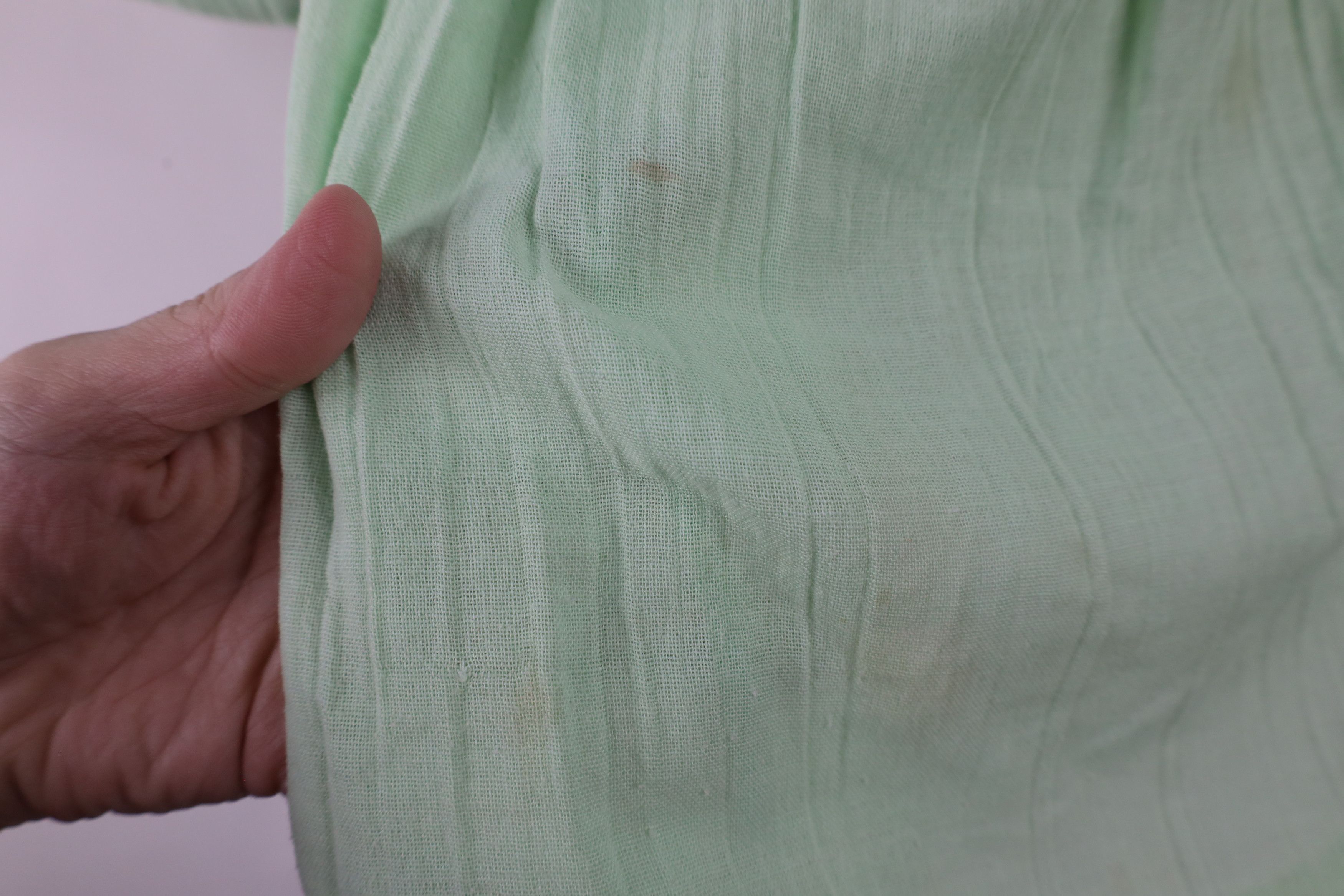 Vintage Vintage 60s 70s Country Primitive Gauzy Cotton Ruffled Shirt Size M / US 6-8 / IT 42-44 - 7 Thumbnail