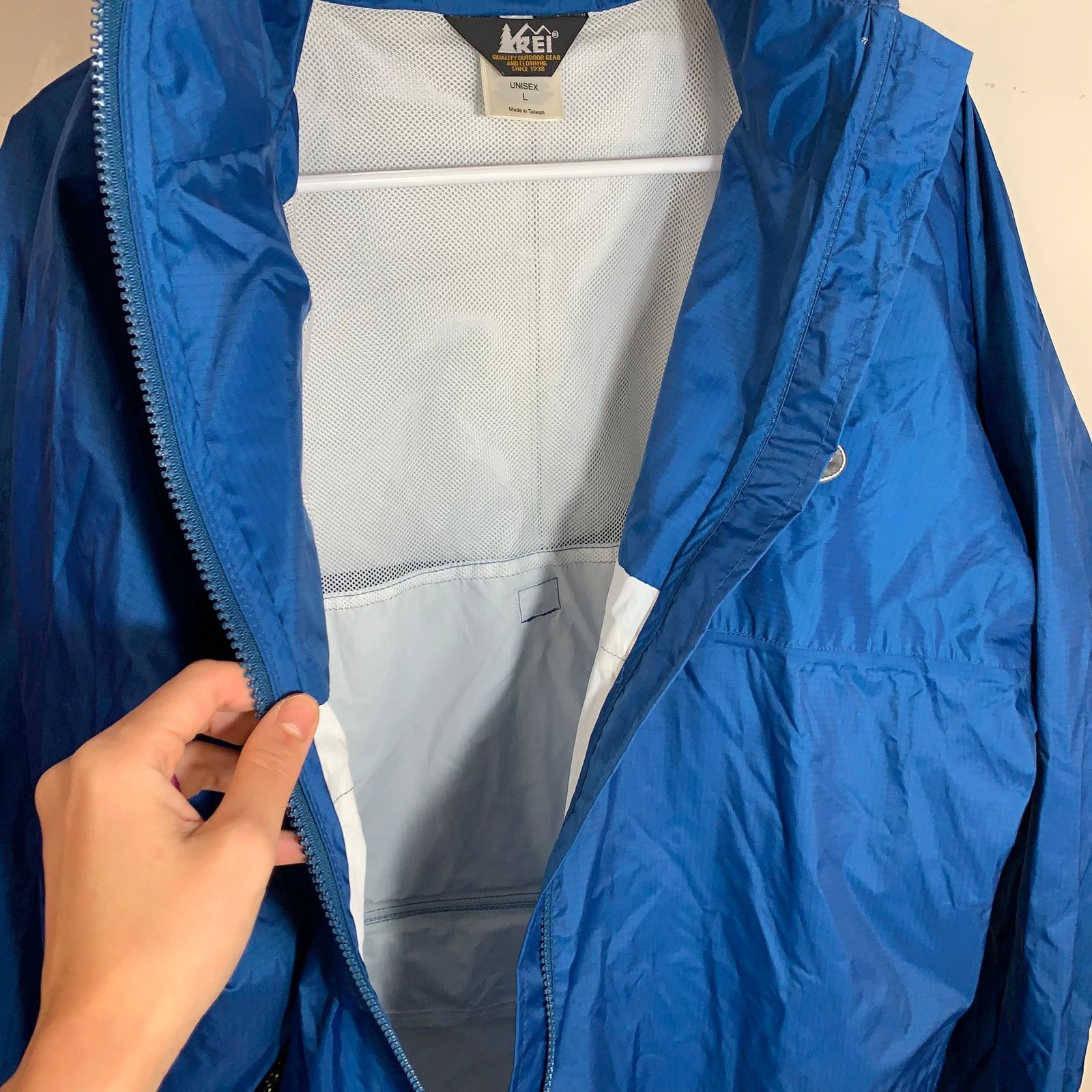 Other REI Jacket Blue Windbreaker Full Zip Unisex Size L Size L / US 10 / IT 46 - 6 Thumbnail