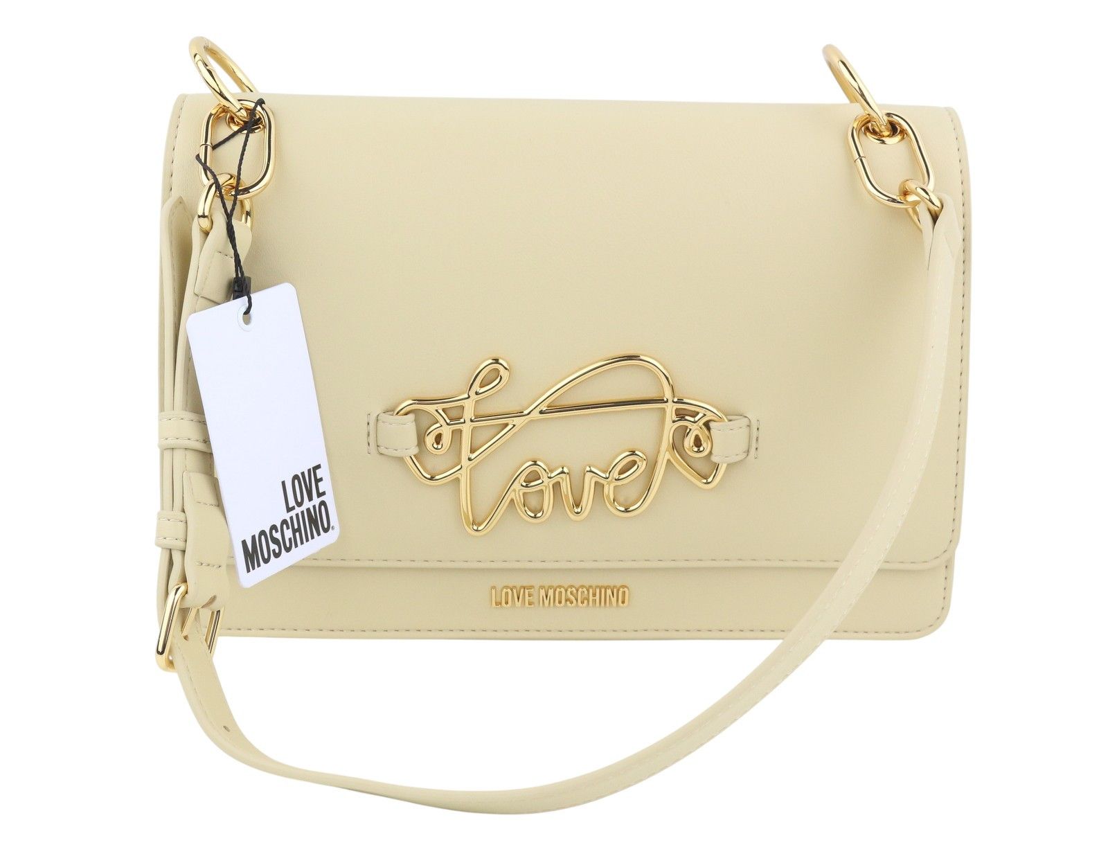 Love Moschino BORSA PU SOUL OS Beige Gold Tone Crossbody 87743 Size ONE SIZE - 2 Thumbnail