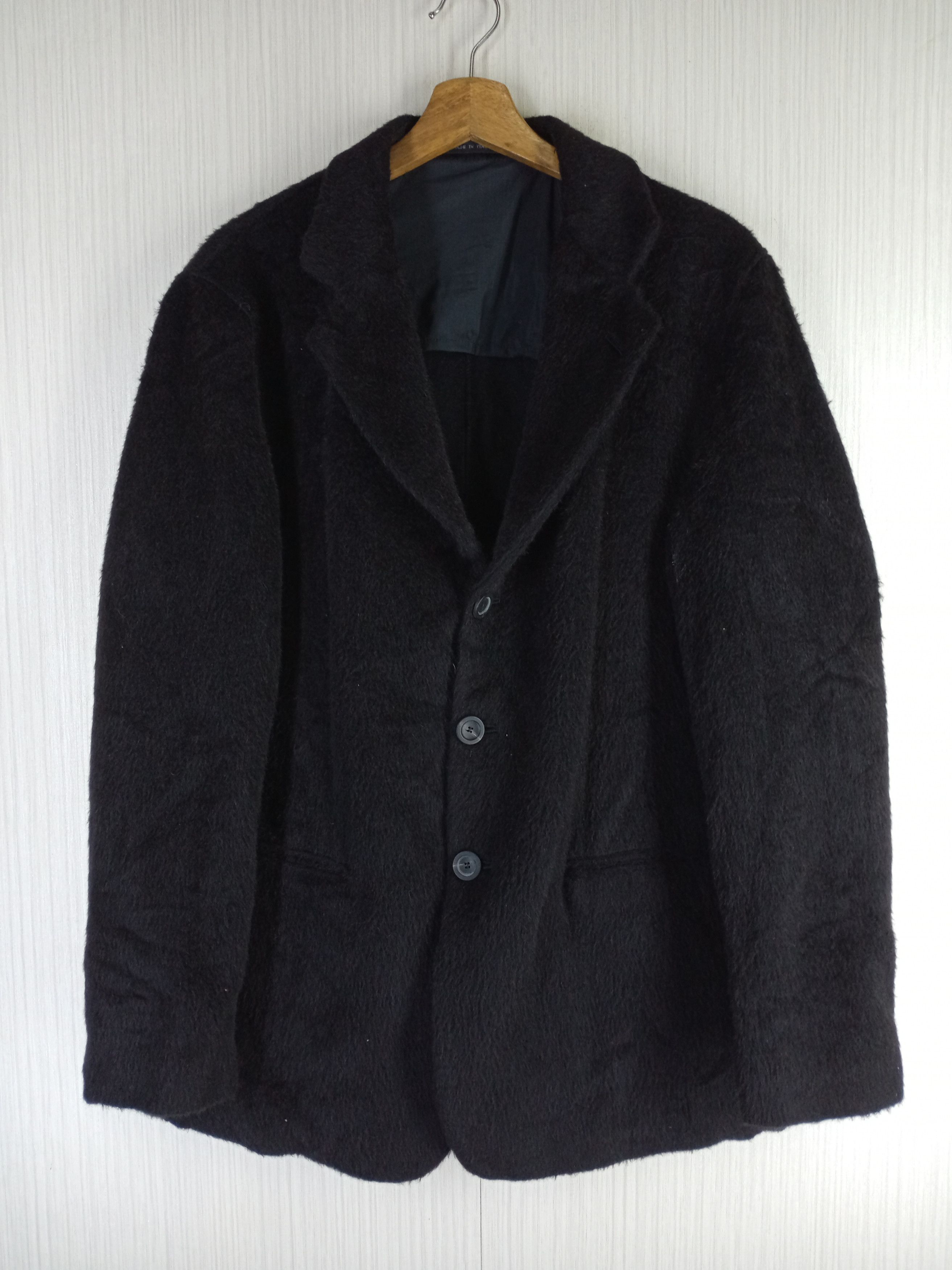 Emporio Armani Rare Vintage Emporio Armani Wool Laine Jacket Size US M / EU 48-50 / 2 - 1 Thumbnail