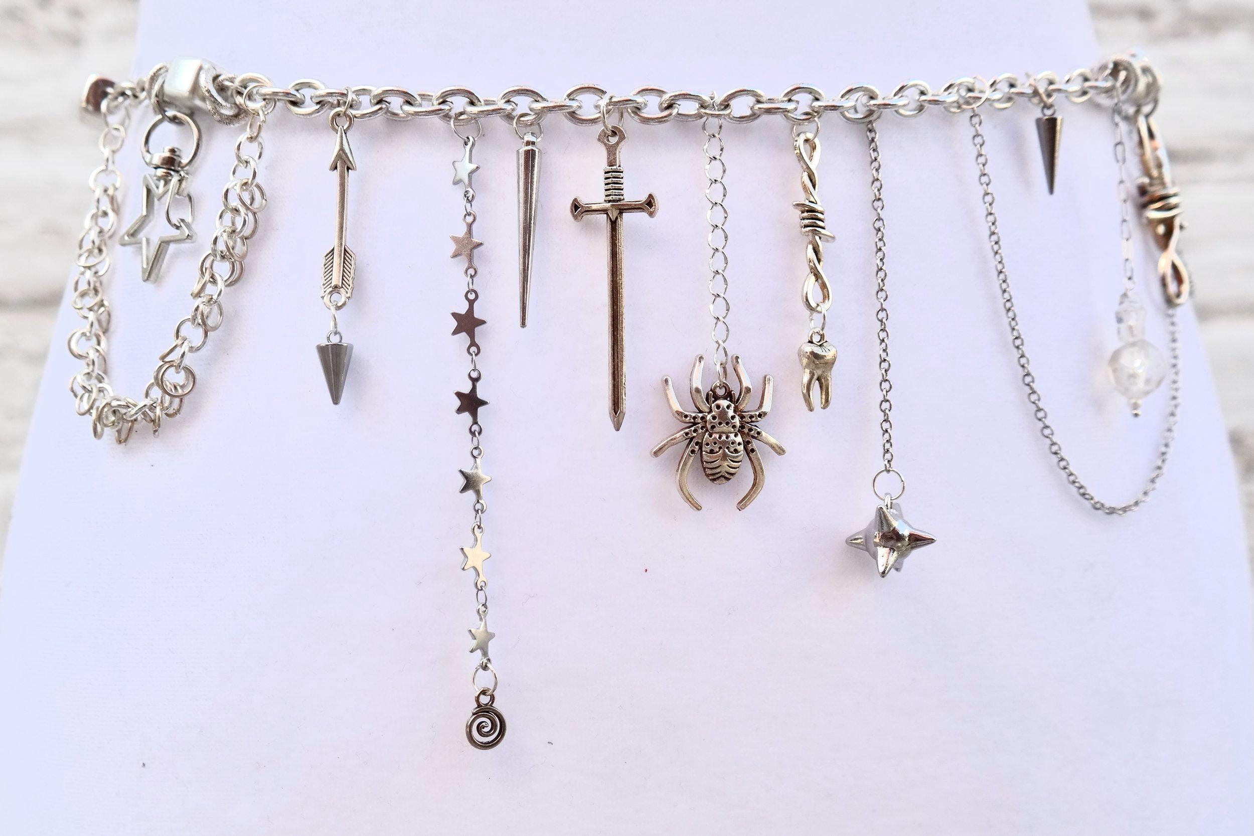Handmade Edgy Silver Waist Chain Size ONE SIZE - 2 Thumbnail