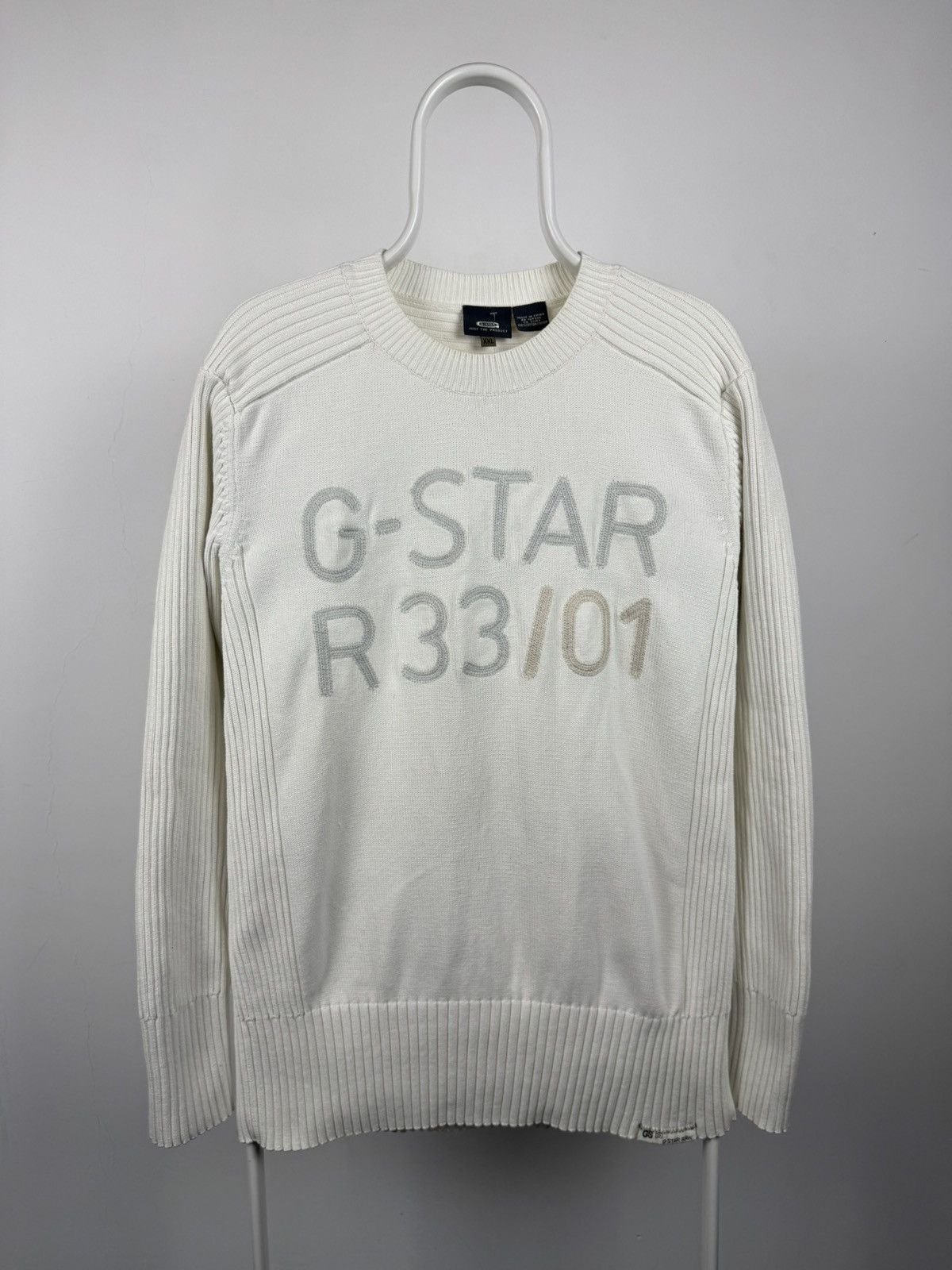 G-Star G -Star Big Logo Cotton Jumper Parker R 01 Knit L/S Size US XXL / EU 58 / 5 - 1 Thumbnail