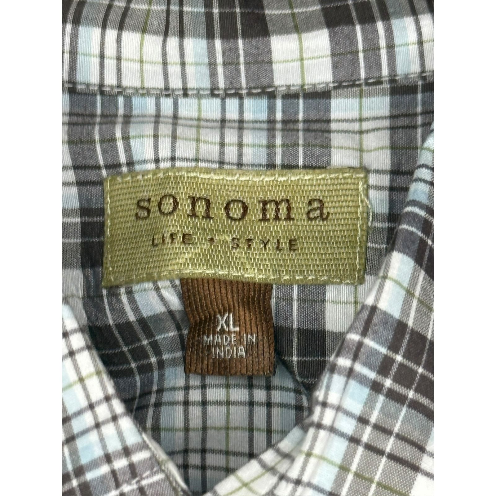 & Other Stories Sonoma Life Style Men's Plaid Button Down Size XL Size US XL / EU 56 / 4 - 4 Thumbnail