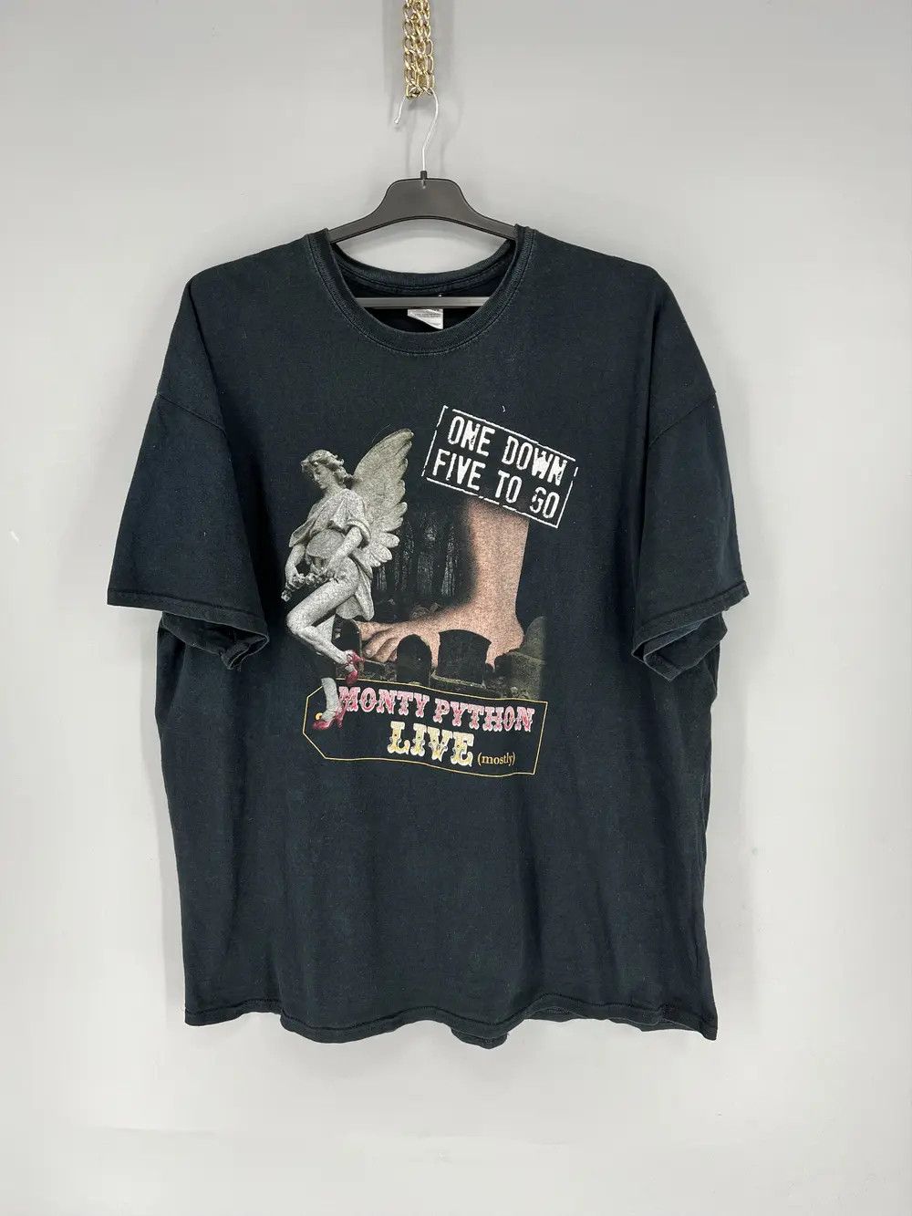 Band Tees RARE VINTAGE MONTY PYTHON TOUR UK COMEDY TROUPE TEE T SHIRT Size US XXL / EU 58 / 5 - 1 Thumbnail