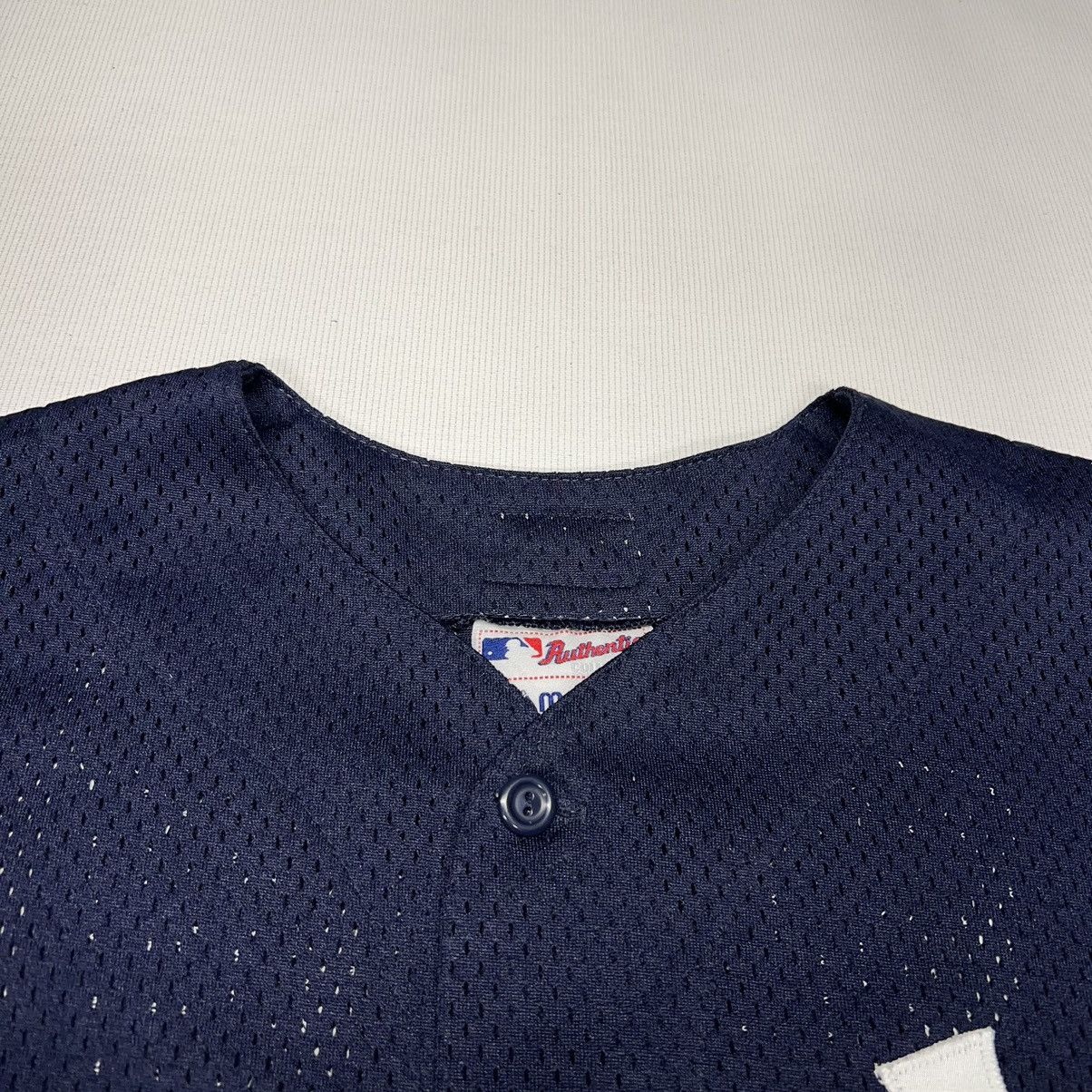 Majestic × New York Yankees × Vintage VTG Yankees Jersey Blue Giambi #25 Majestic MLB Baseball Size US M / EU 48-50 / 2 - 7 Thumbnail