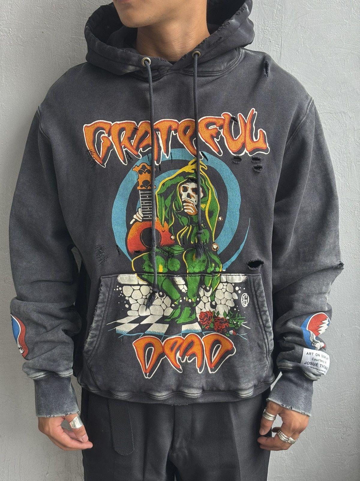 Gallery Dept. Gallery Dept rare grateful dead distressed hoodie Size US M / EU 48-50 / 2 - 1 Thumbnail