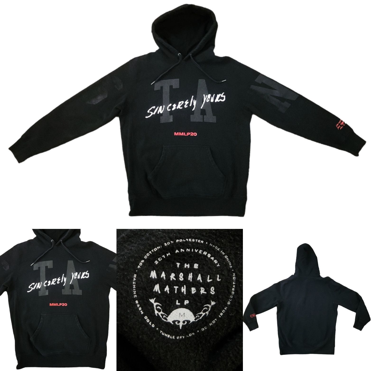 image of Rare Eminem The Marshall Mathers Lp Mmlp20 Stan Sincerely M in Black, Men's (Size Medium)