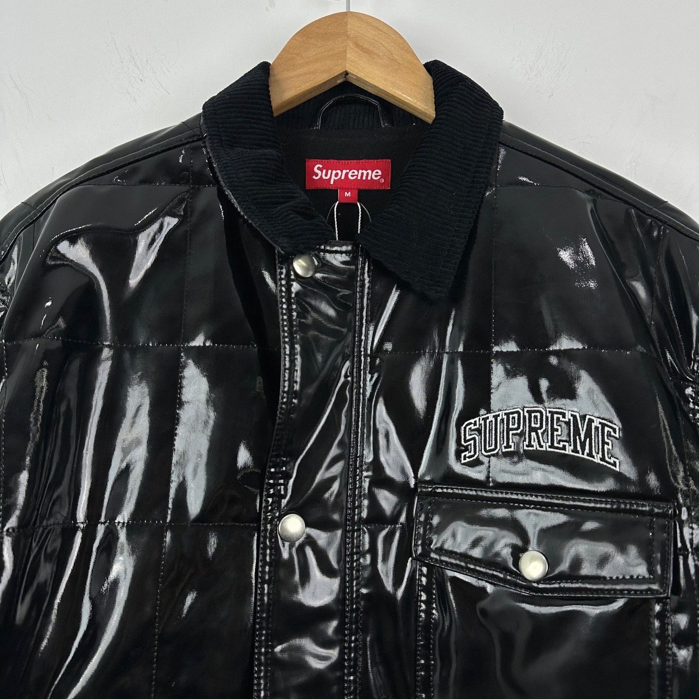 Supreme Supreme Patent Leather Utility Padded Jacket Size US M / EU 48-50 / 2 - 4 Thumbnail
