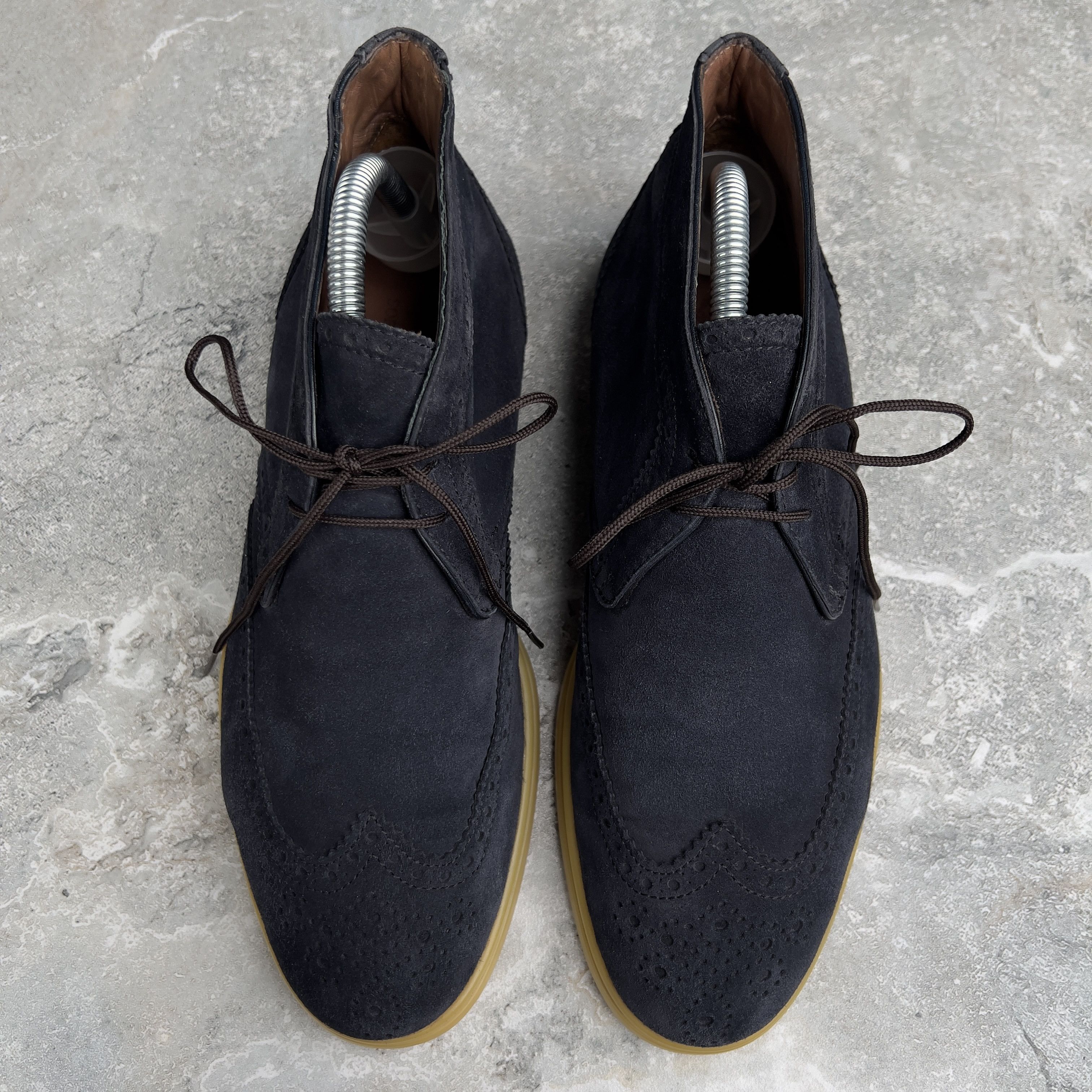 Loro Piana Loro Piana Open Walk Desert Laced Boots Wing Tip Suede Size US 7 / EU 40 - 4 Thumbnail