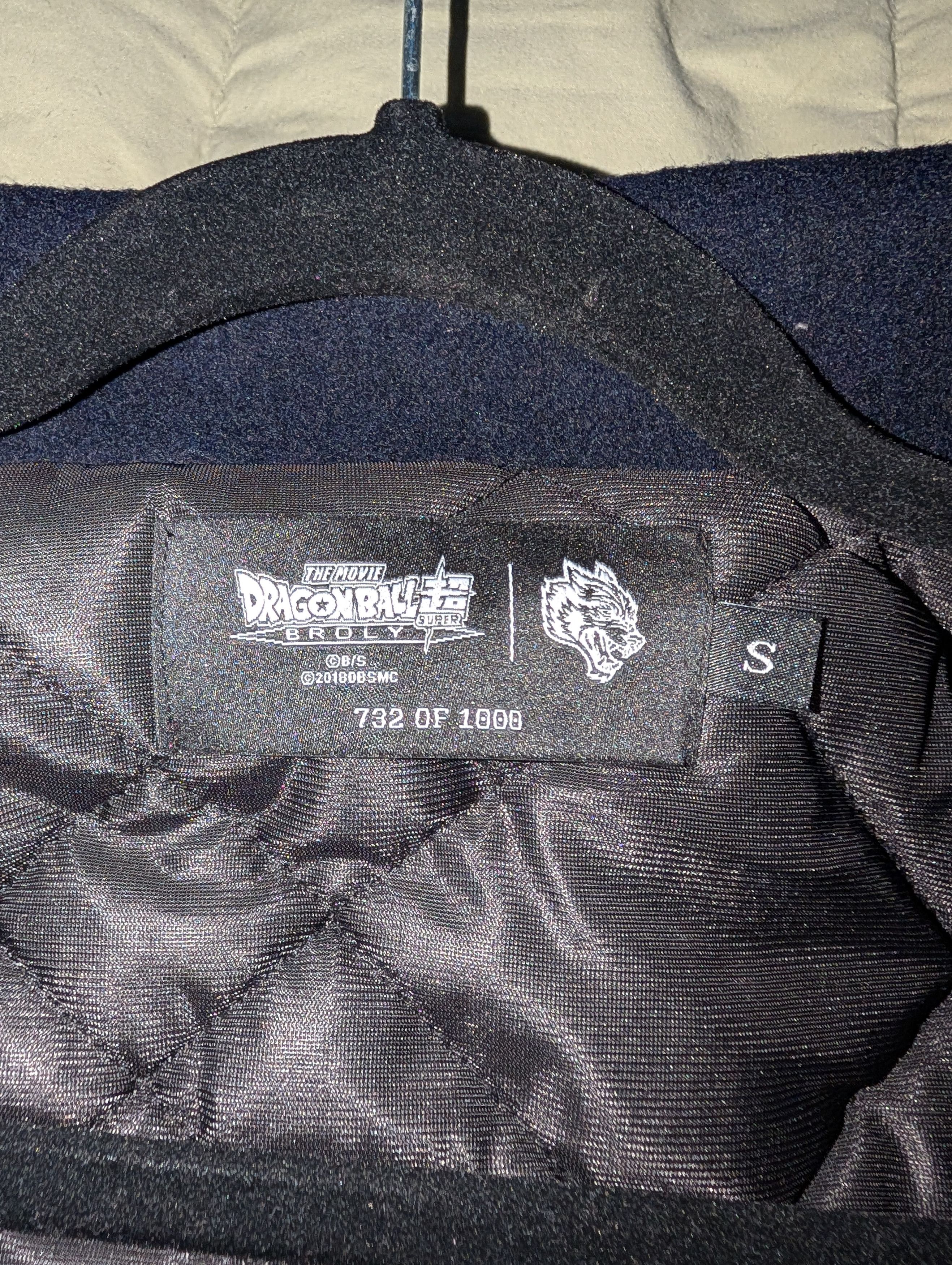 Darc Sport OUR WISH V2 DragonBall Z Shenron LETTERMAN JACKET NAVY/BLACK Size US S / EU 44-46 / 1 - 6 Thumbnail