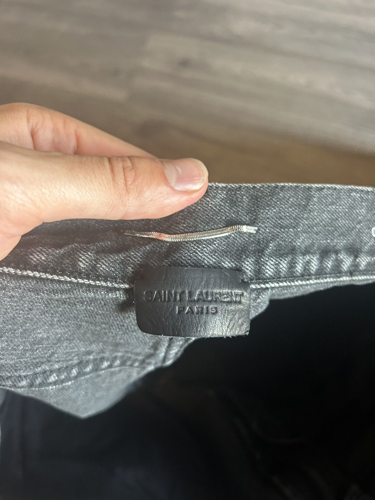 Saint Laurent Paris Black D02 M/SK-LW Jeans Size US 32 / EU 48 - 15 Thumbnail