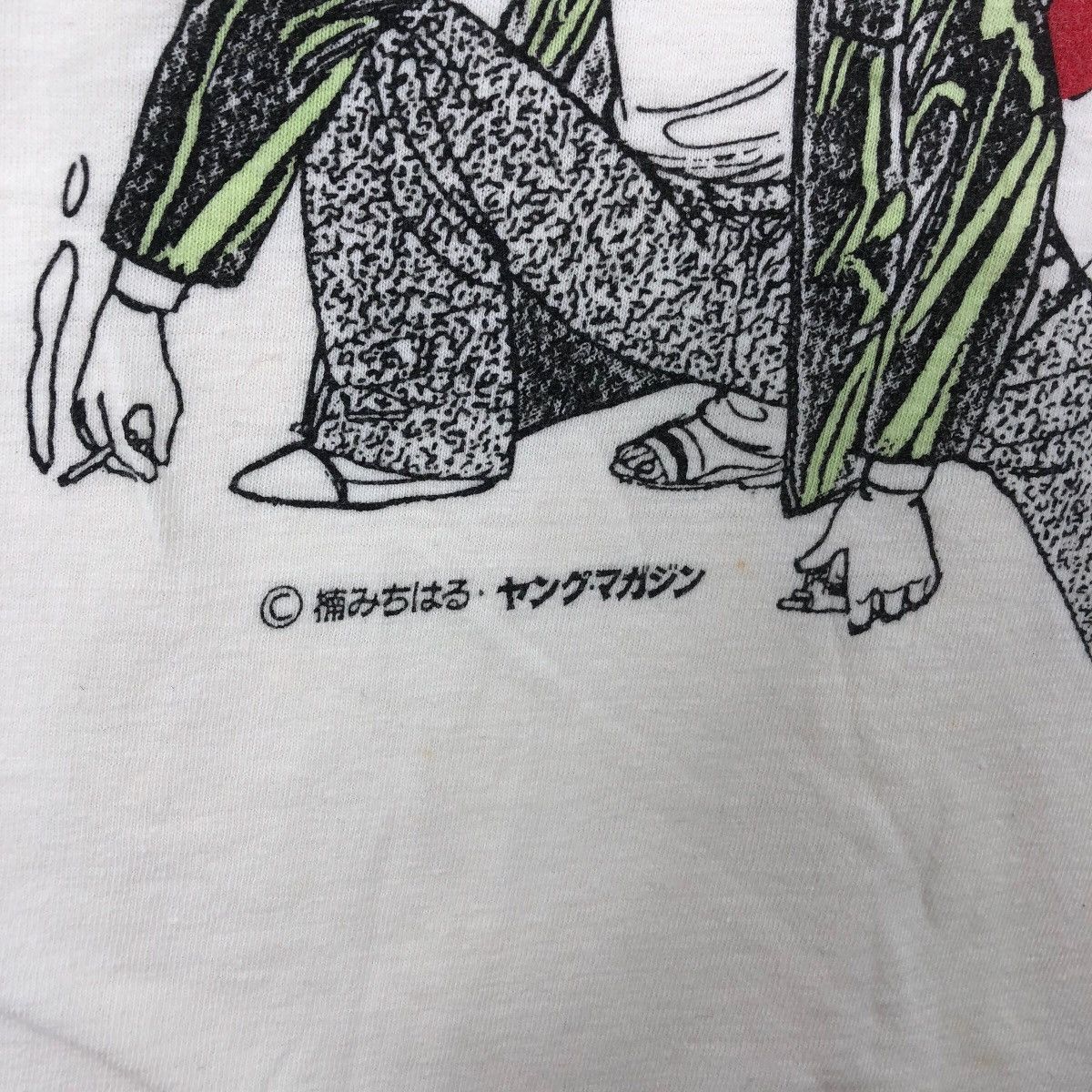 Anime Vintage 90’ SHAKOTAN BOOGIE MANGA Michiharu Kusunoki Tee Size US L / EU 52-54 / 3 - 4 Thumbnail