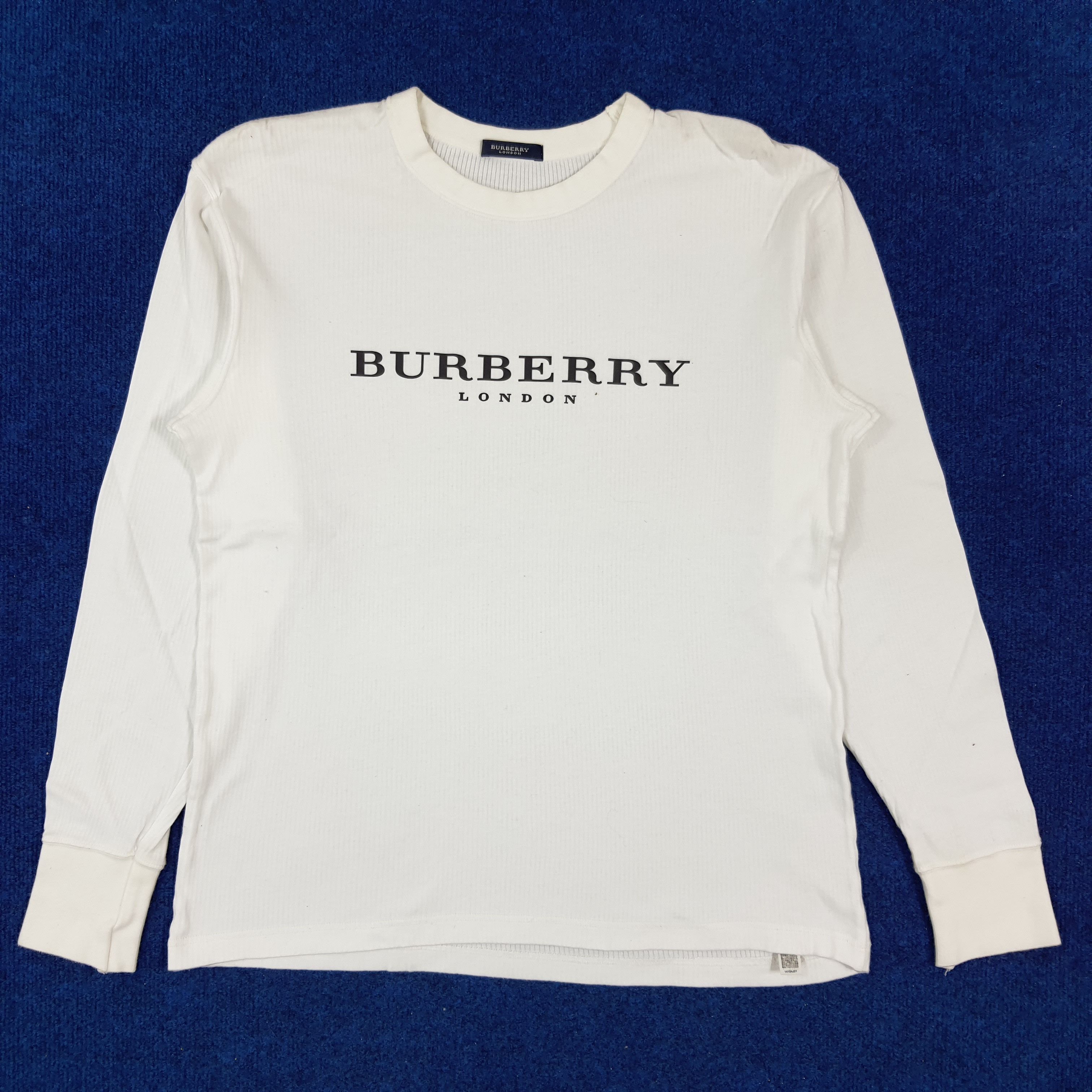 Vintage Burberry London Corduroy Long Sleeve Tshirt