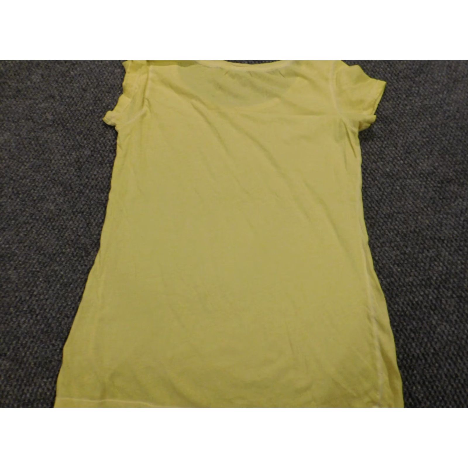 Gap Gap Blouse Shirt Womens S Tall Yellow Short Sleeve Crew Neck Button Cotton Rayon Stitch Classic Vintage? No — omit N/A. Size S / US 4 / IT 40 - 7 Thumbnail