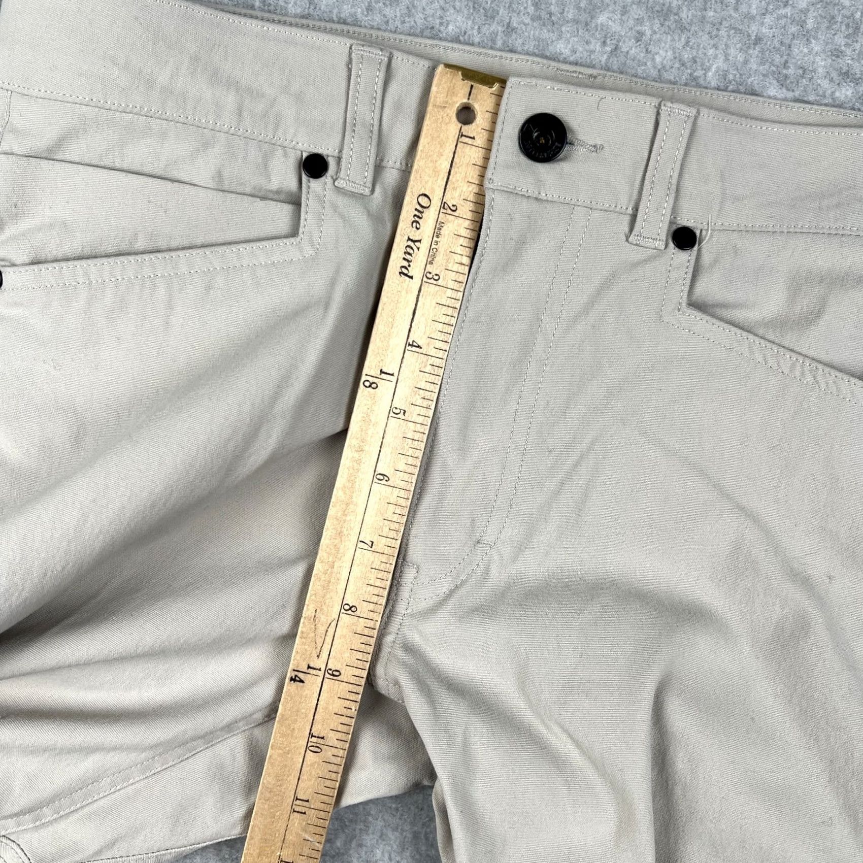 Vintage Western Rise Pants Mens 30 Beige Stretch Nylon Hiking 30x30 Outdoors Trail Size US 30 / EU 46 - 6 Thumbnail