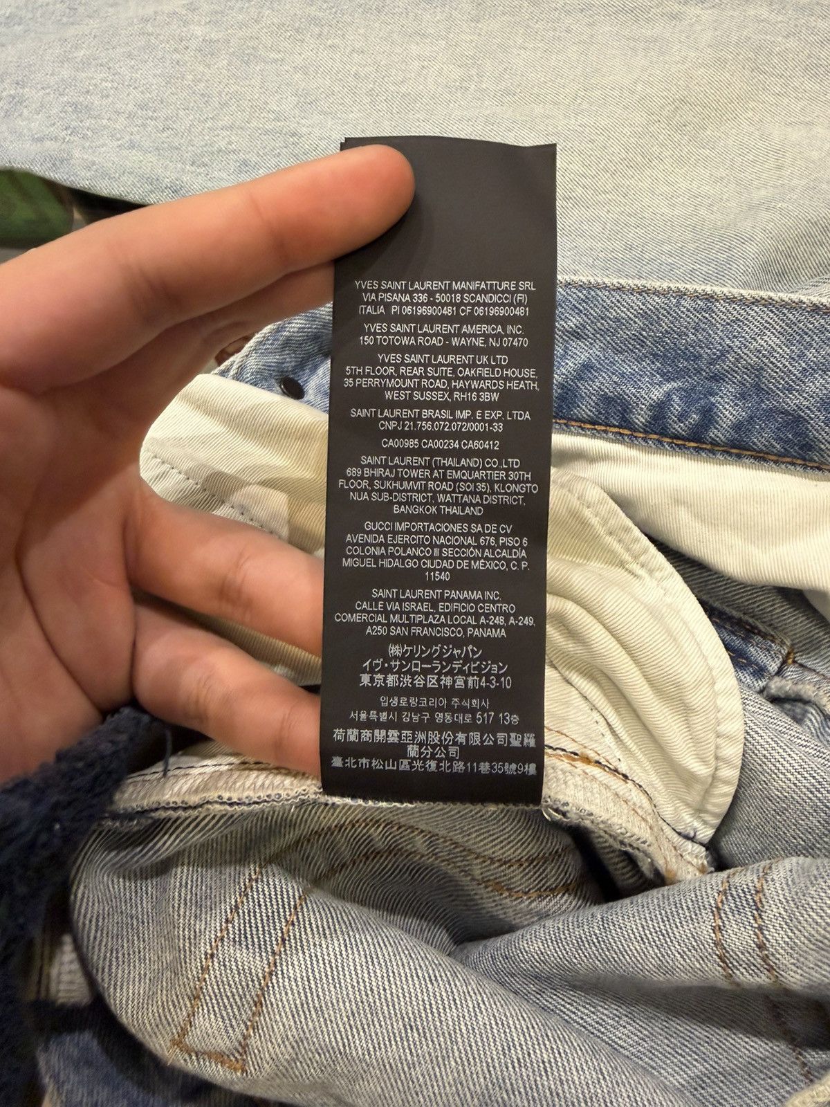 Saint Laurent Paris Saint Laurent Skinny Denim Jeans Size US 30 / EU 46 - 6 Thumbnail