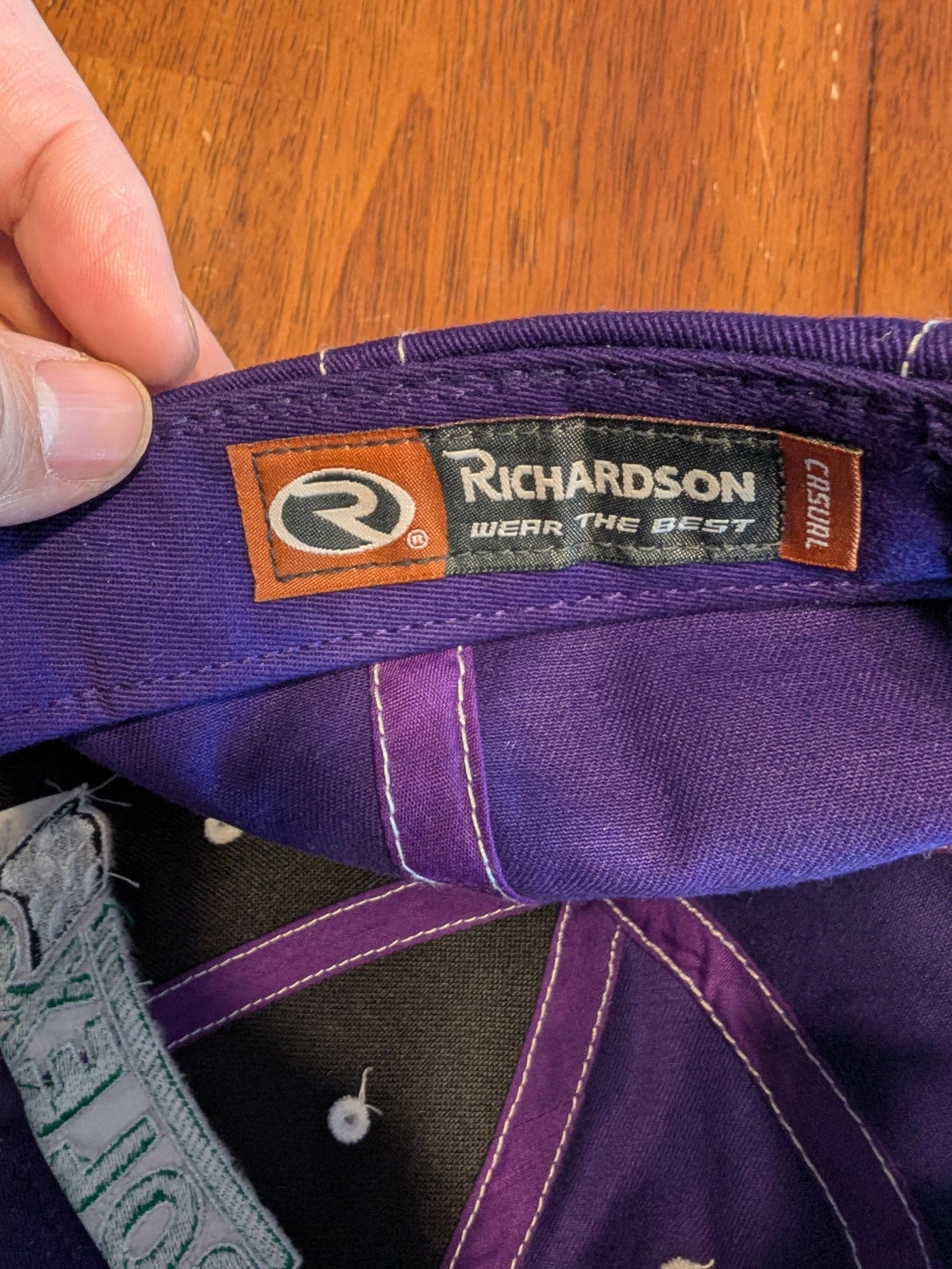Richardson 2014 Rolex Daytona 24 HR Purple Embroidered Strapback Hat Size ONE SIZE - 5 Thumbnail