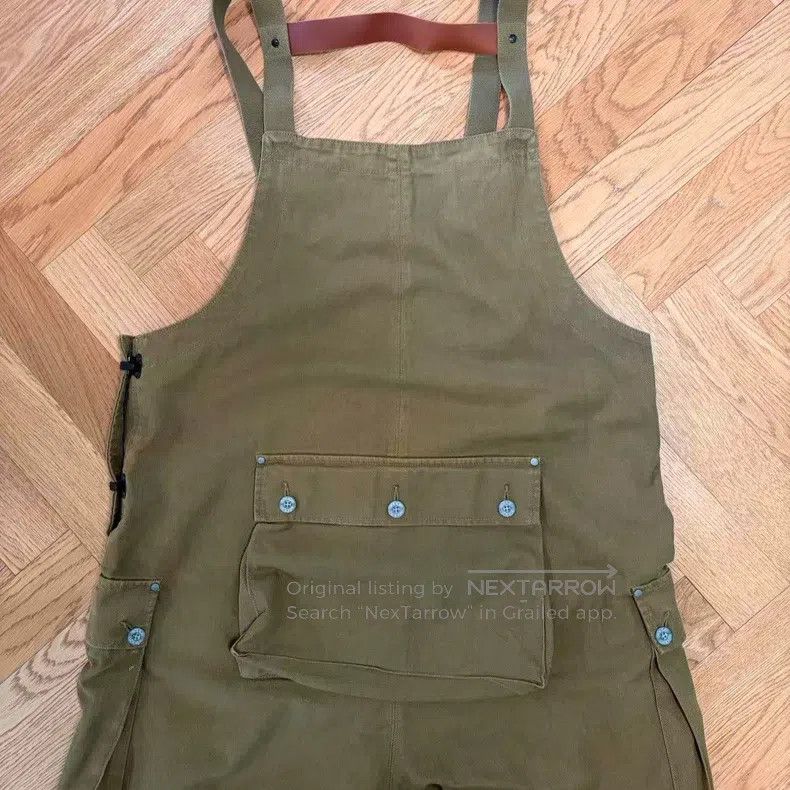 Nigel Cabourn Nigel Cabourn Bib Overalls Military Green Size US 32 / EU 48 - 4 Thumbnail